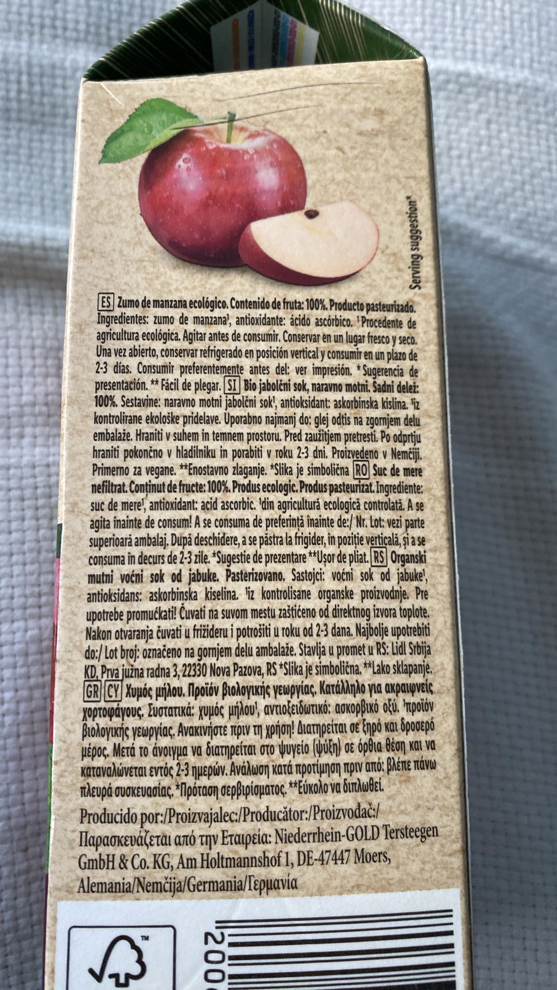 Suc de mere ecologic