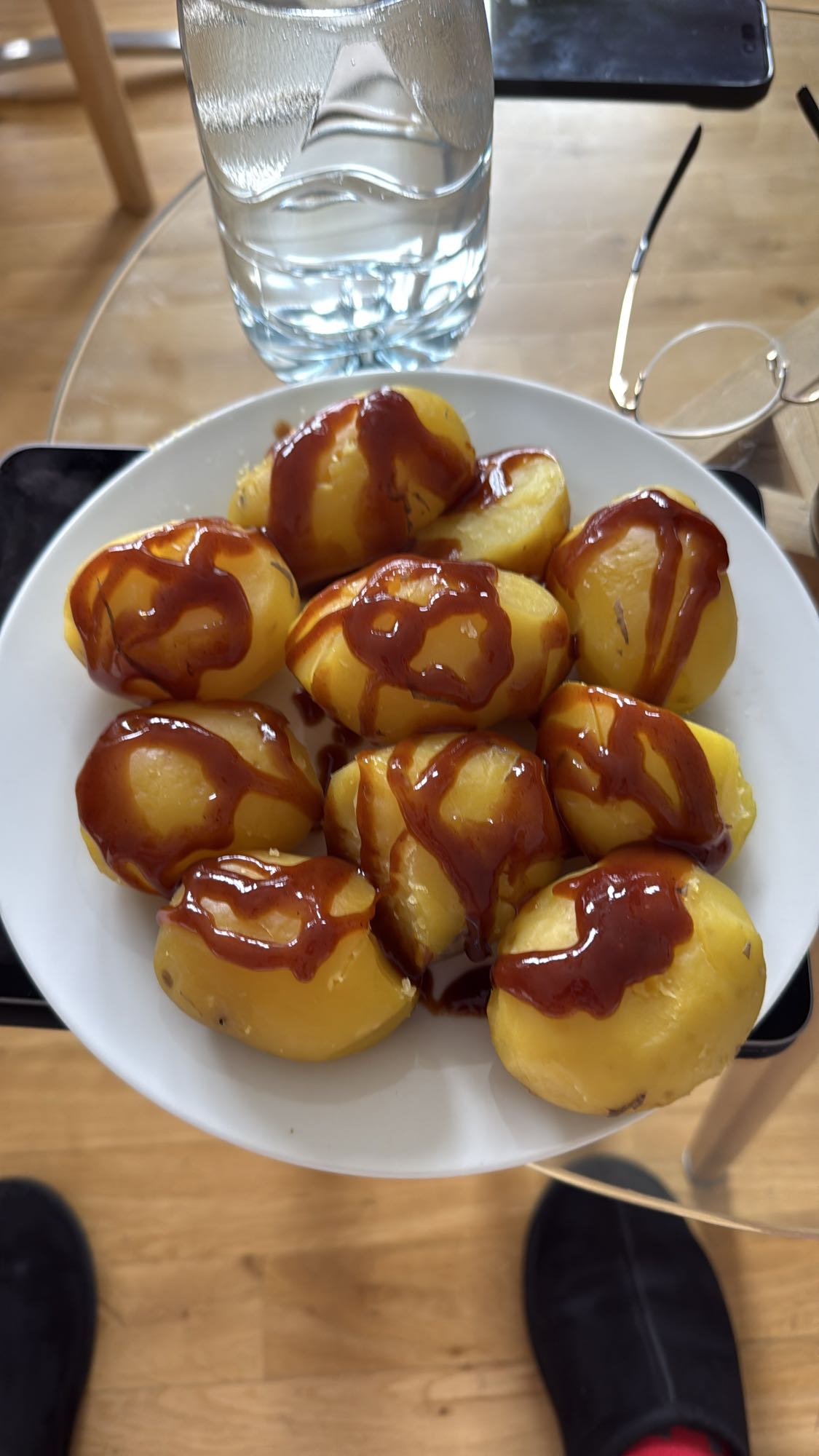 Kartoffeln mit Soße