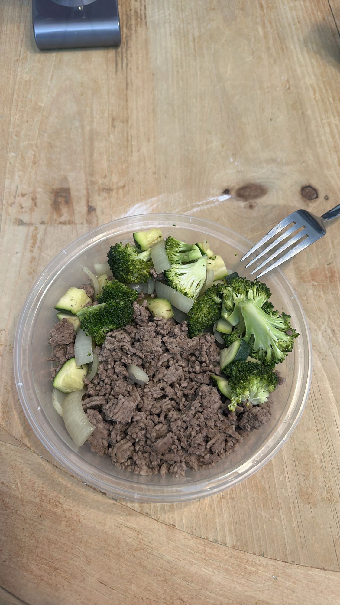 Boeuf haché et légumes