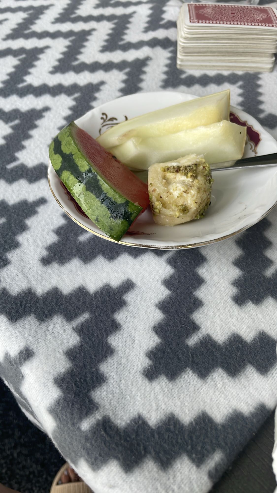 Frukt och söt dessert