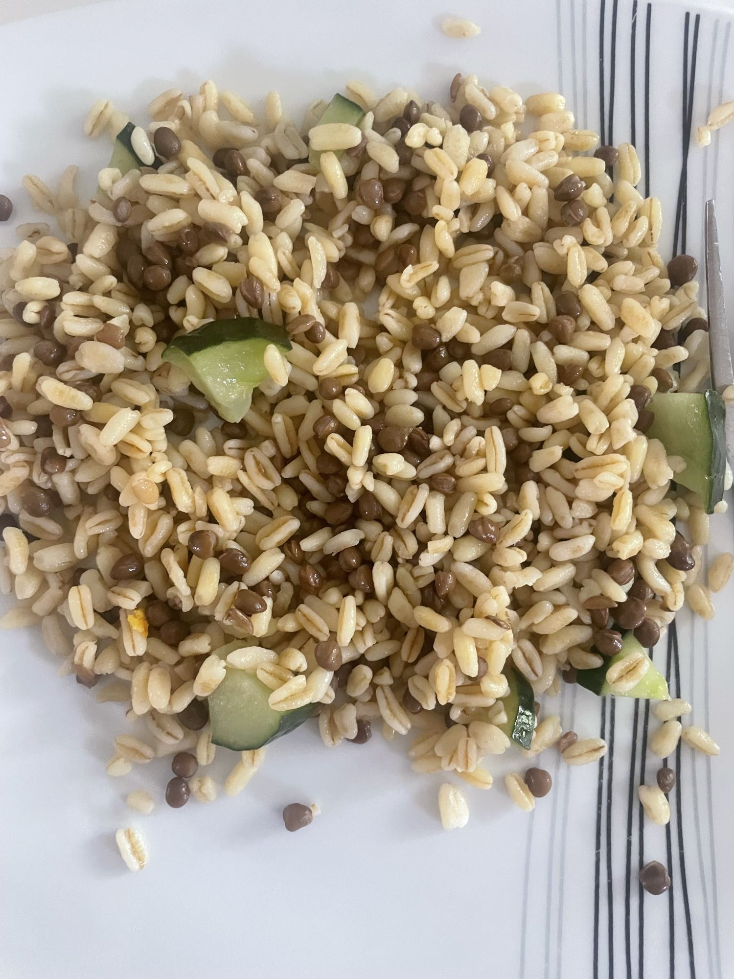 Salade lentilles orge