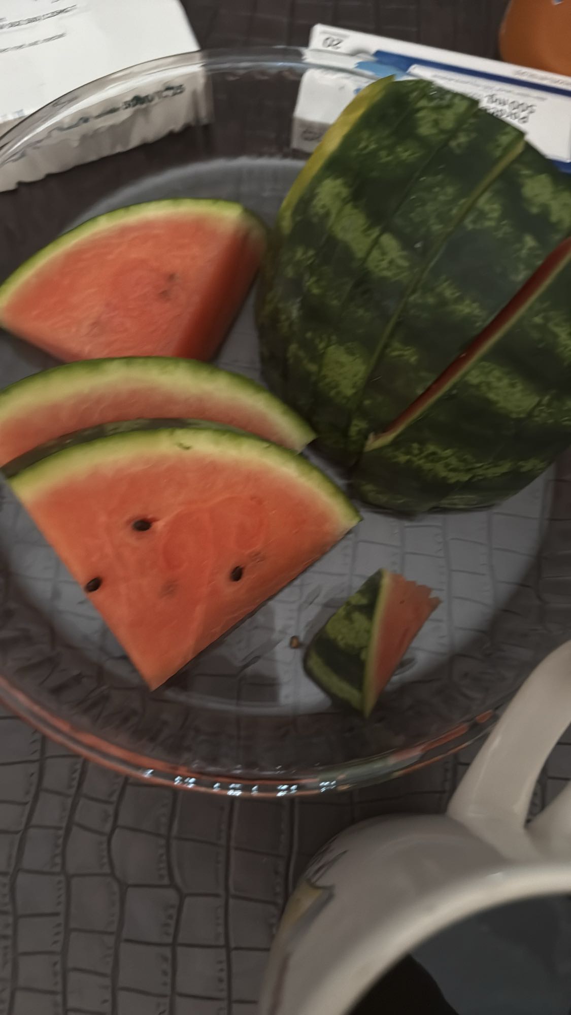 Watermeloen plakjes