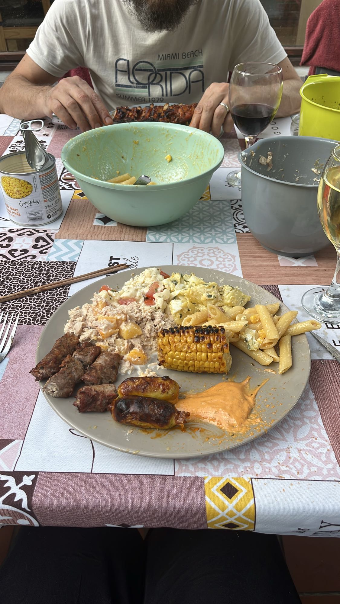 Assiette barbecue mixte