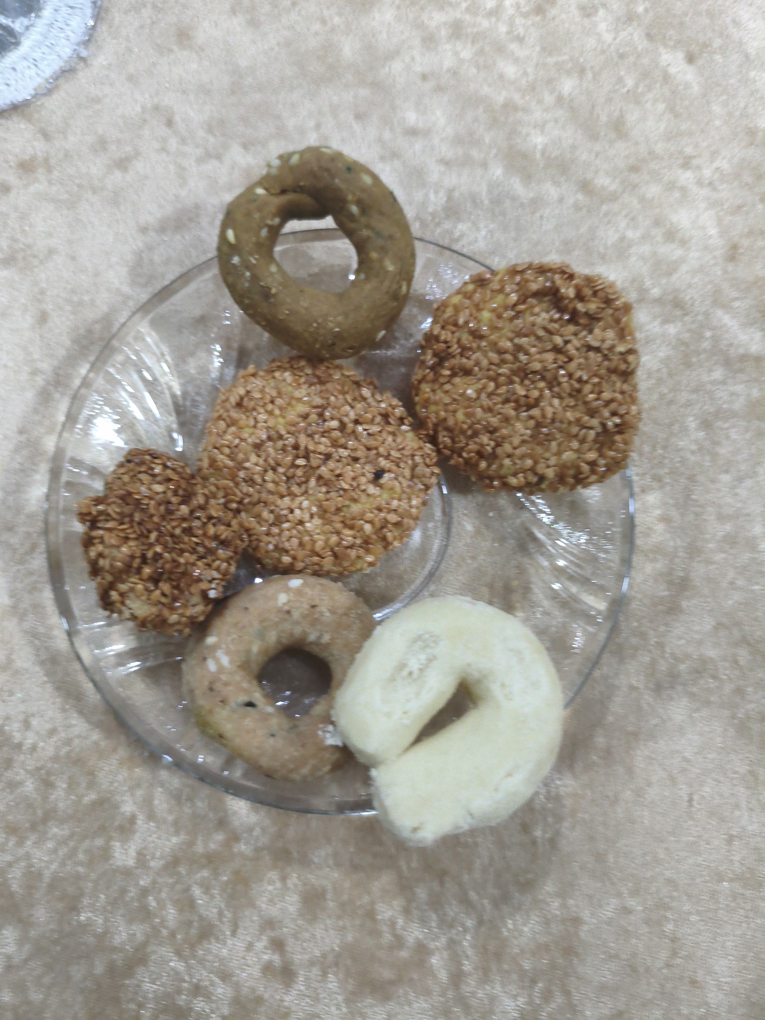 Sesame Cookies Plate