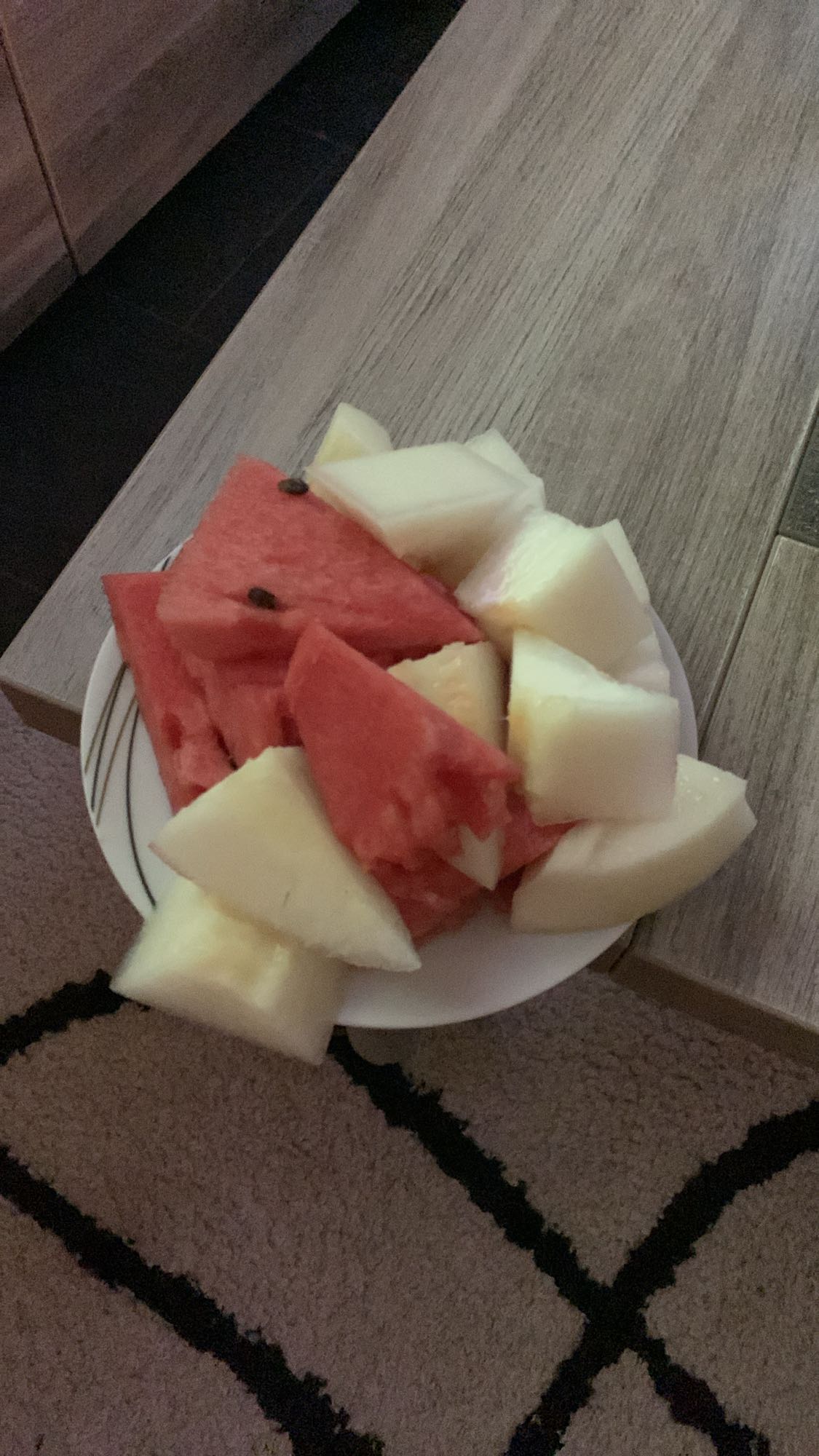 Assiette de fruits frais