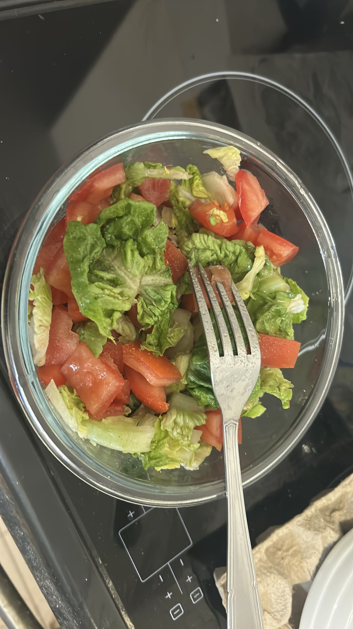 Salade verte et tomate