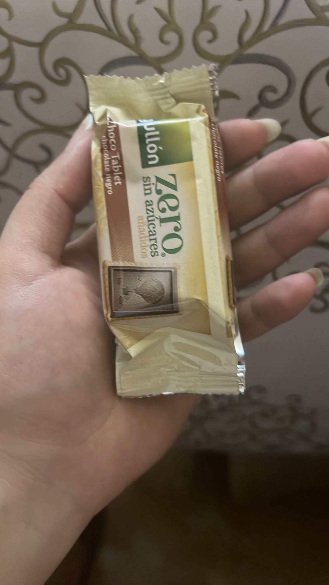Barra chocolate sin azúcar