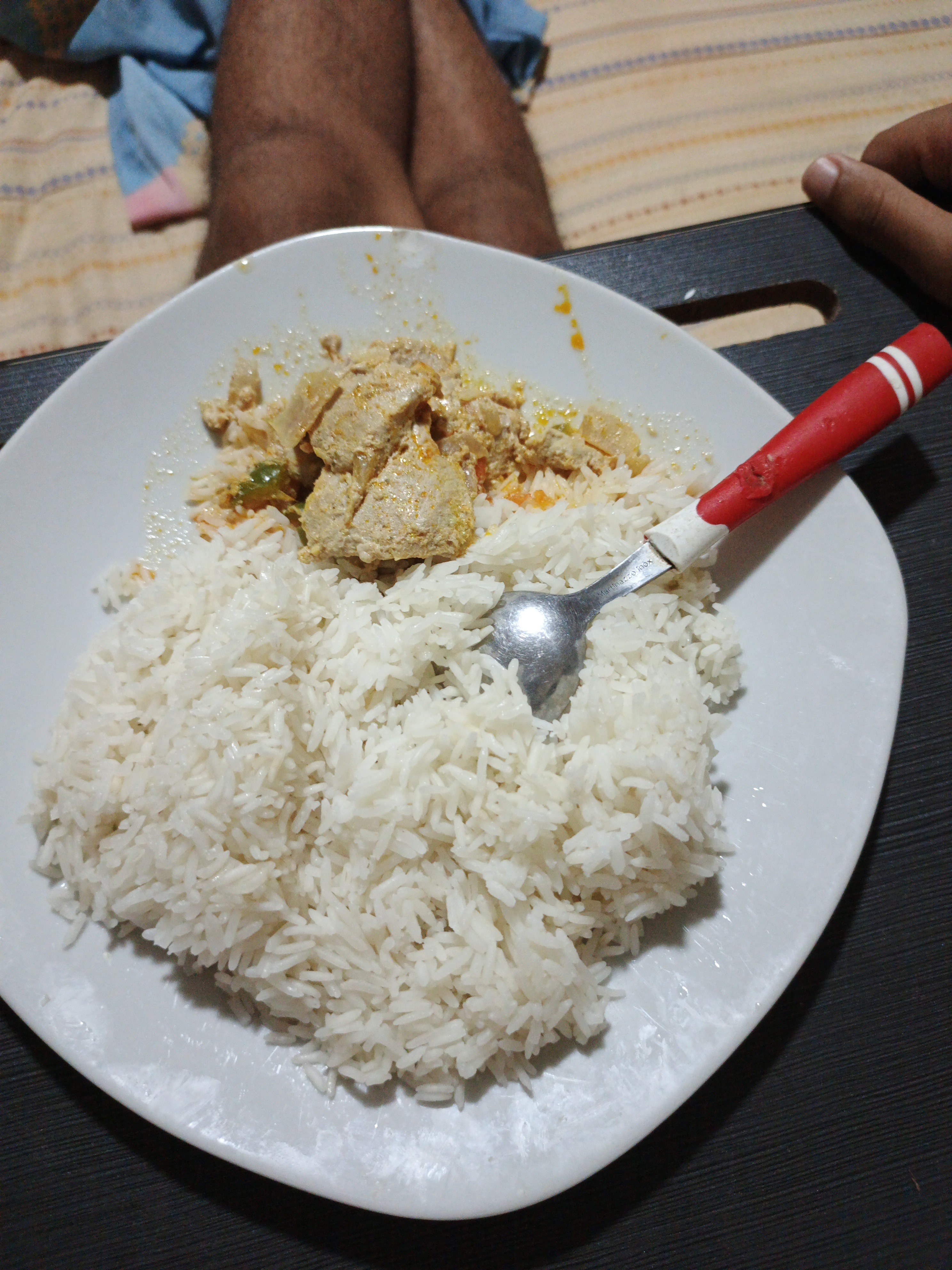 Arroz con pollo al curry