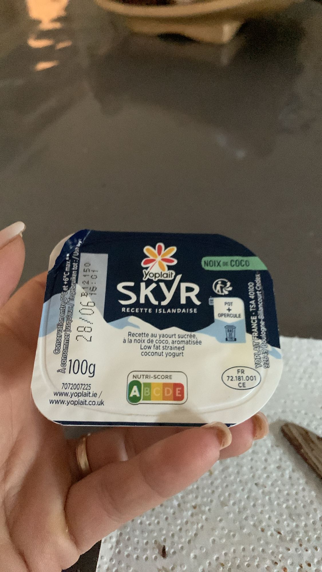 Skyr noix de coco