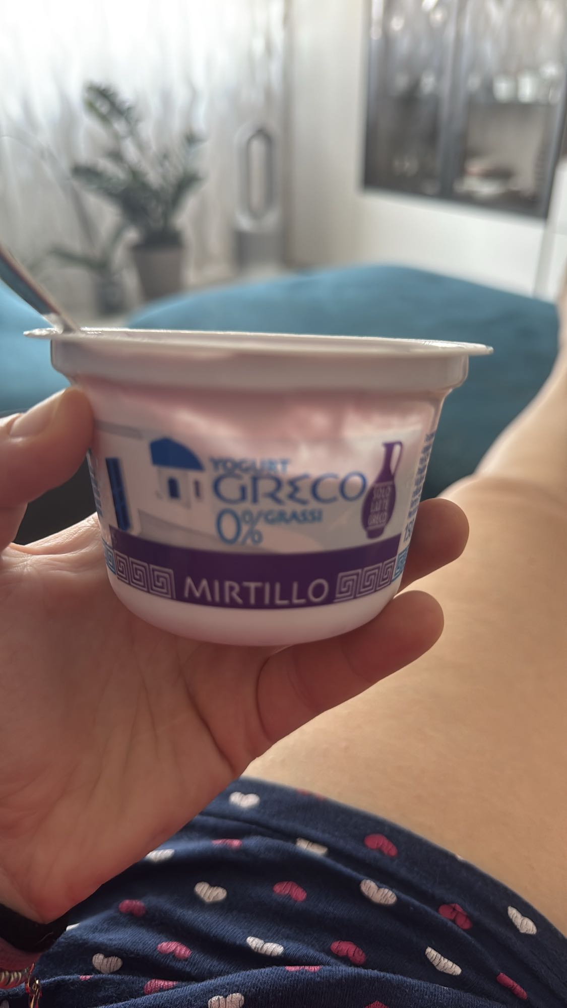 Yogurt greco mirtillo