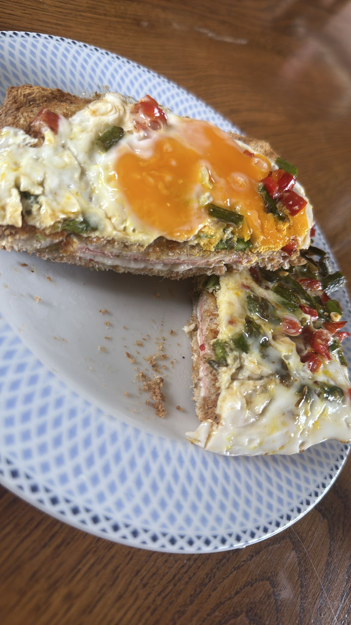 Egg Veggie Toast