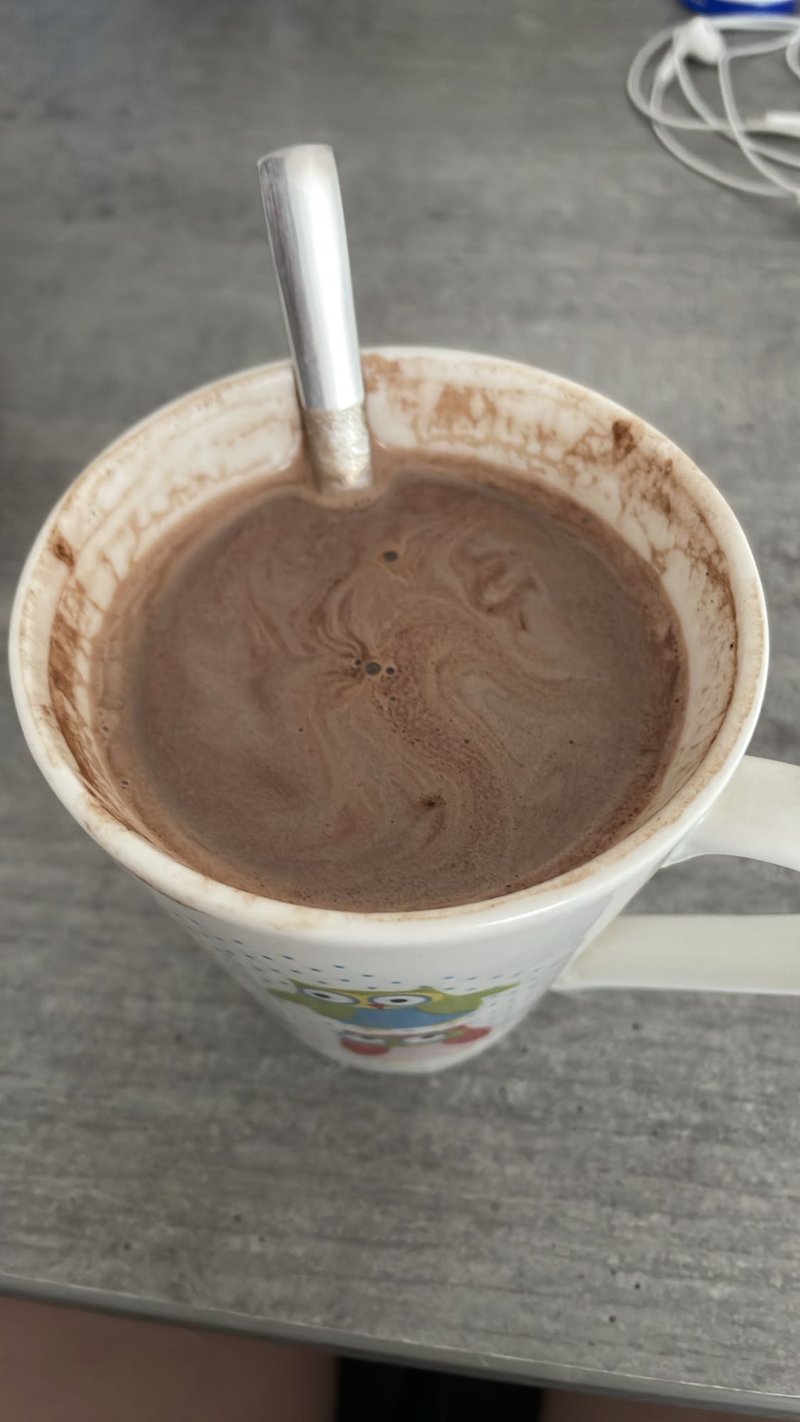 Tasse heiße Schokolade