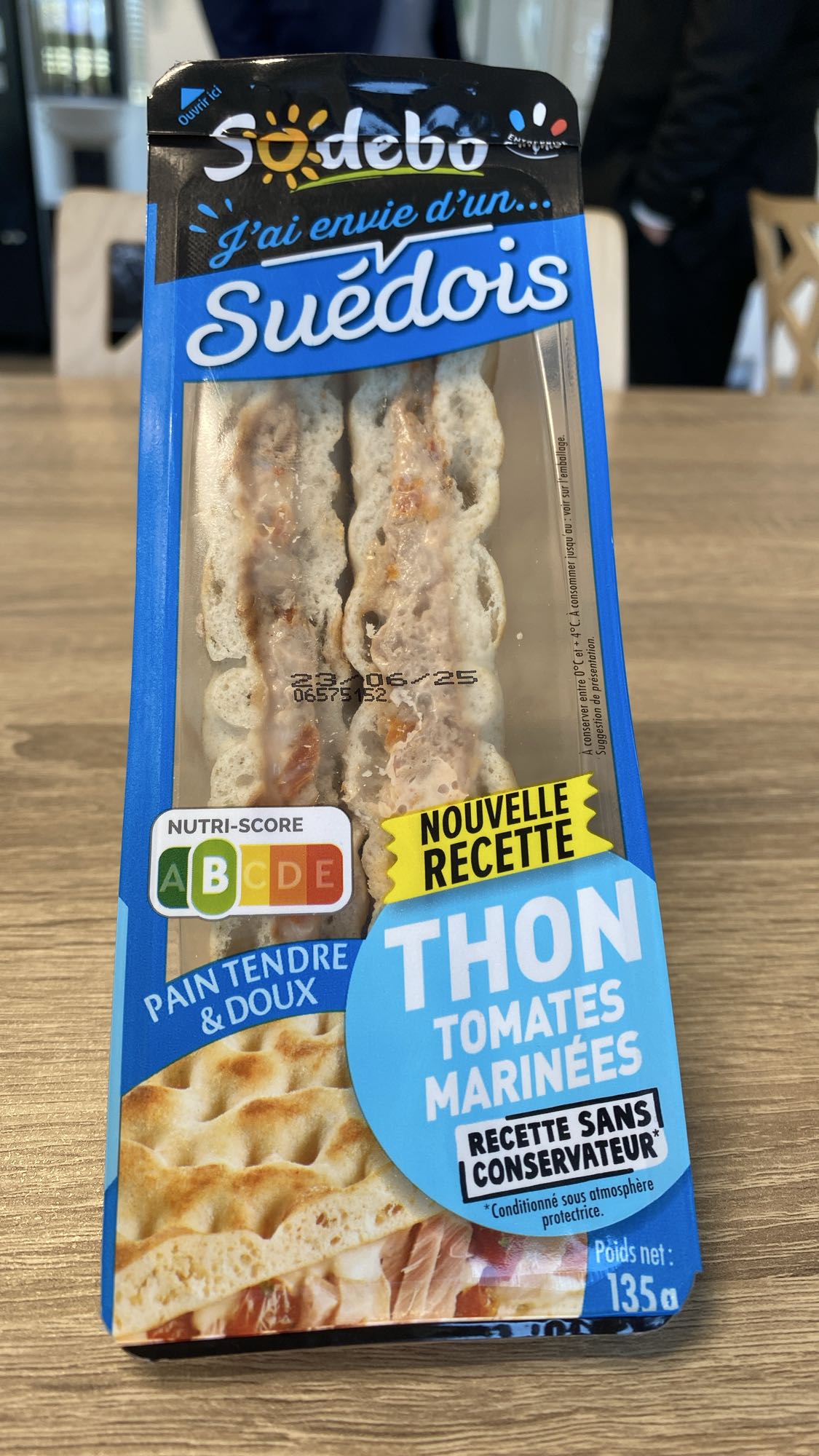 Sandwich thon tomates