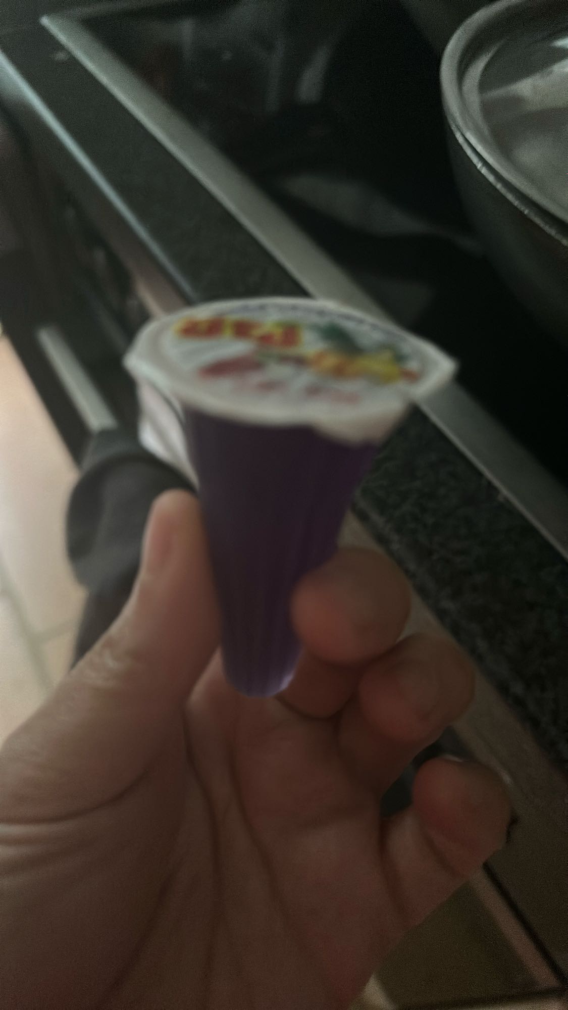 Grape jelly cup