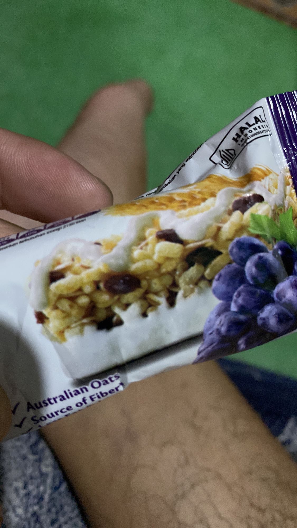 Bar granola anggur oat