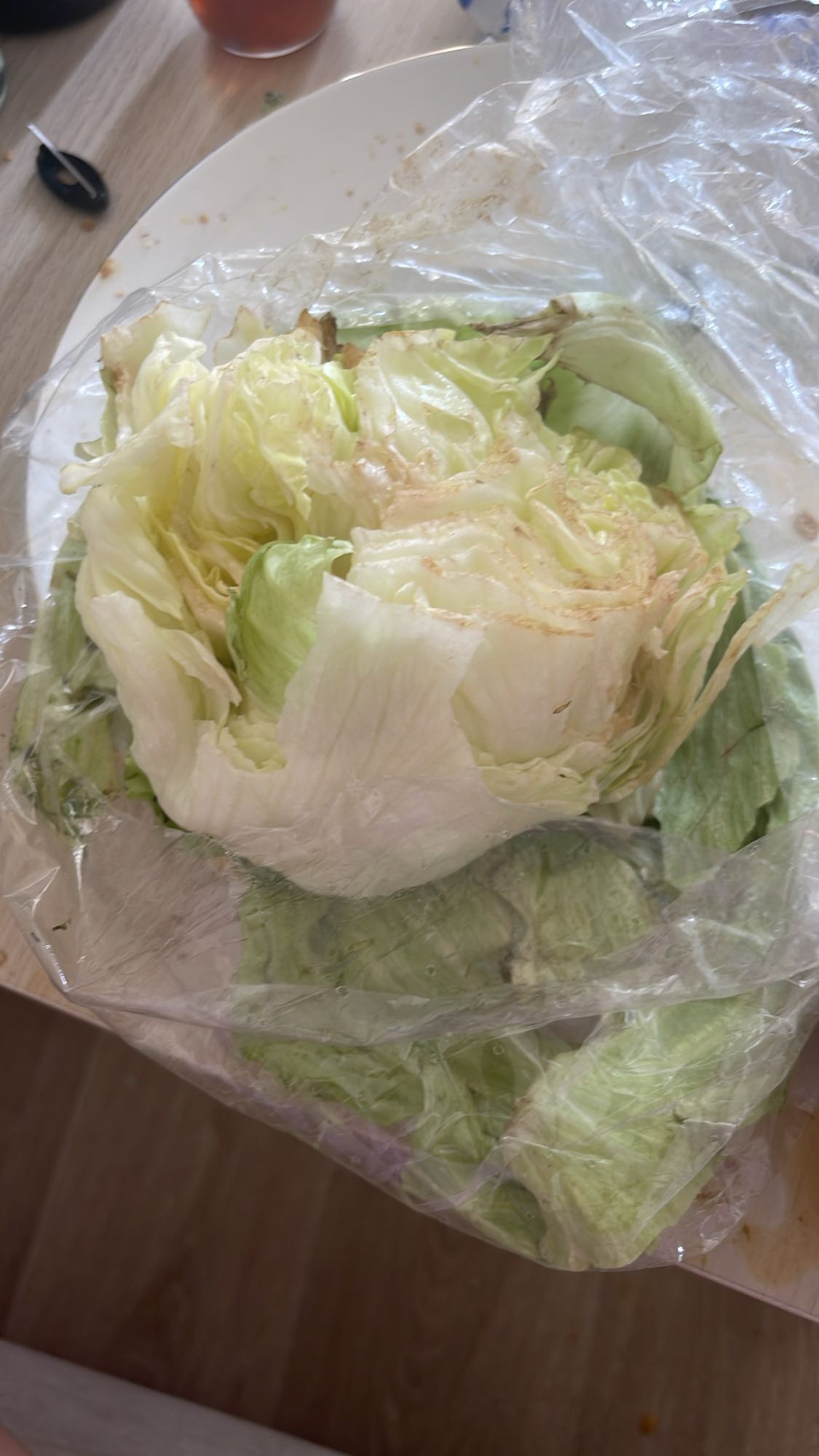 Laitue iceberg fraîche