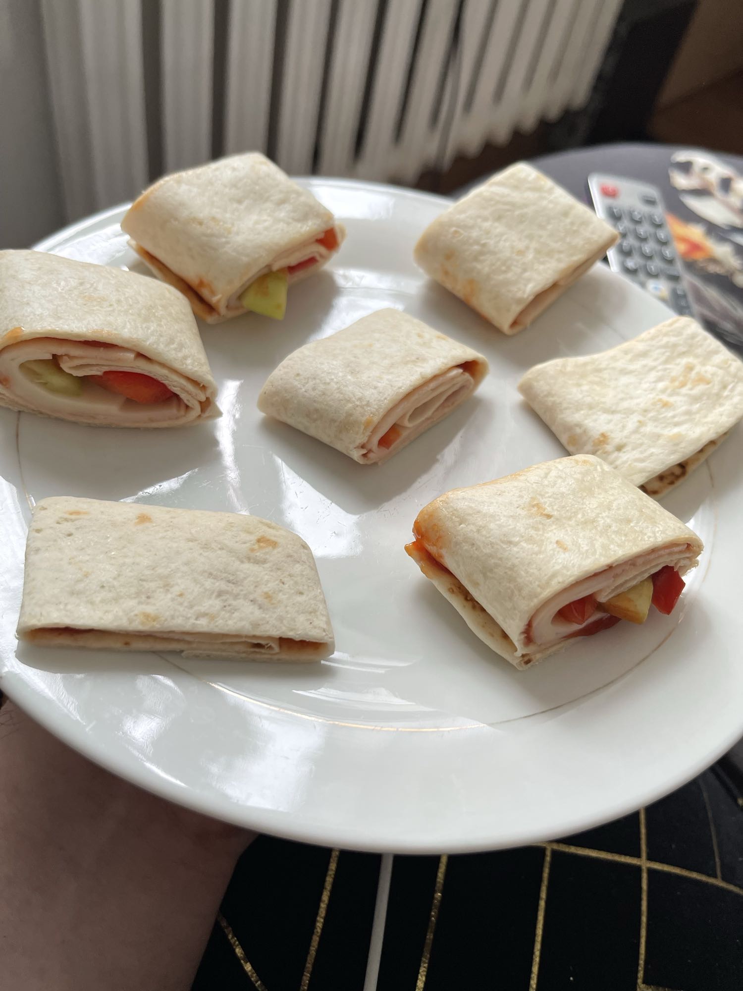 Mini wrapy z warzywami