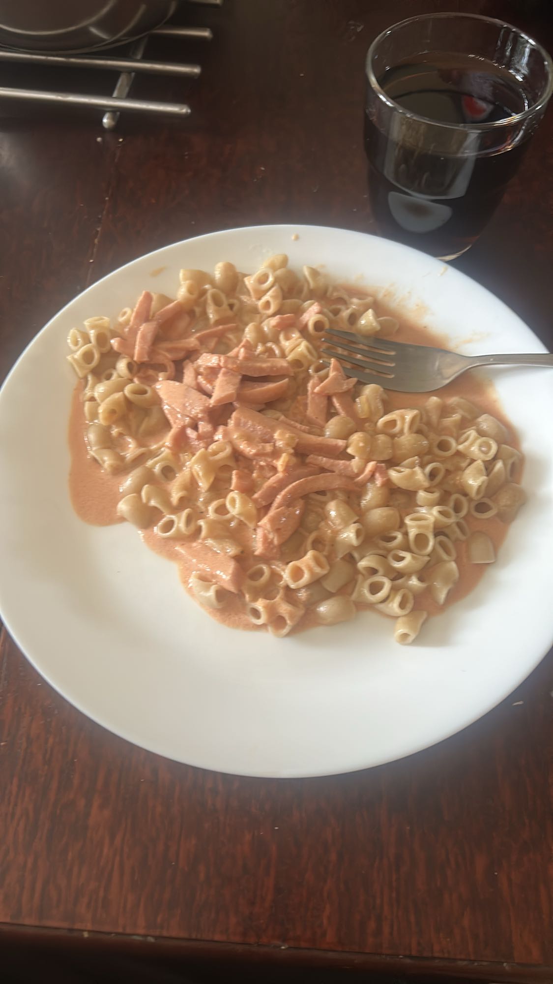 Korvstroganoff med pasta