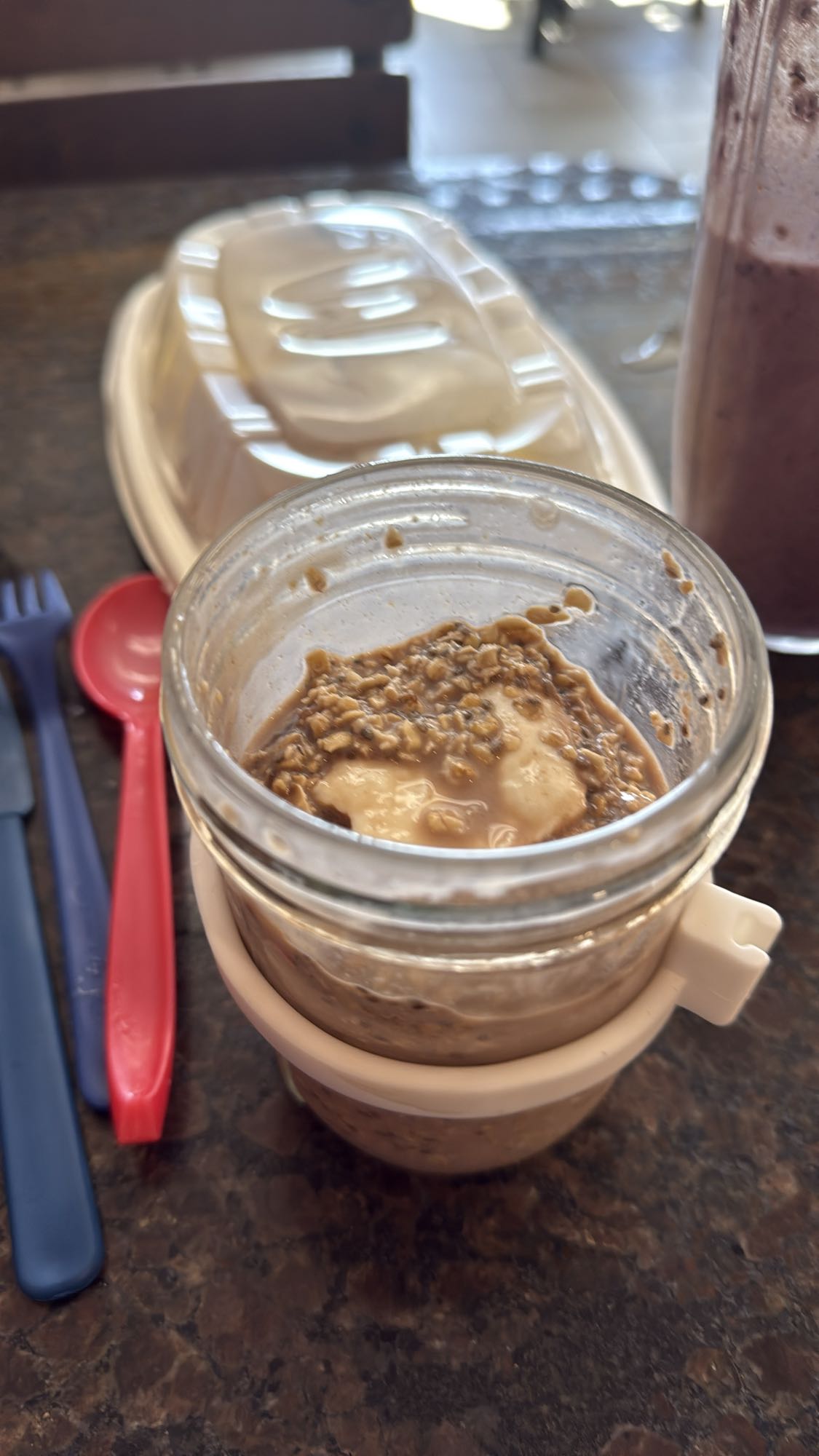 Gruau au beurre d'arachide