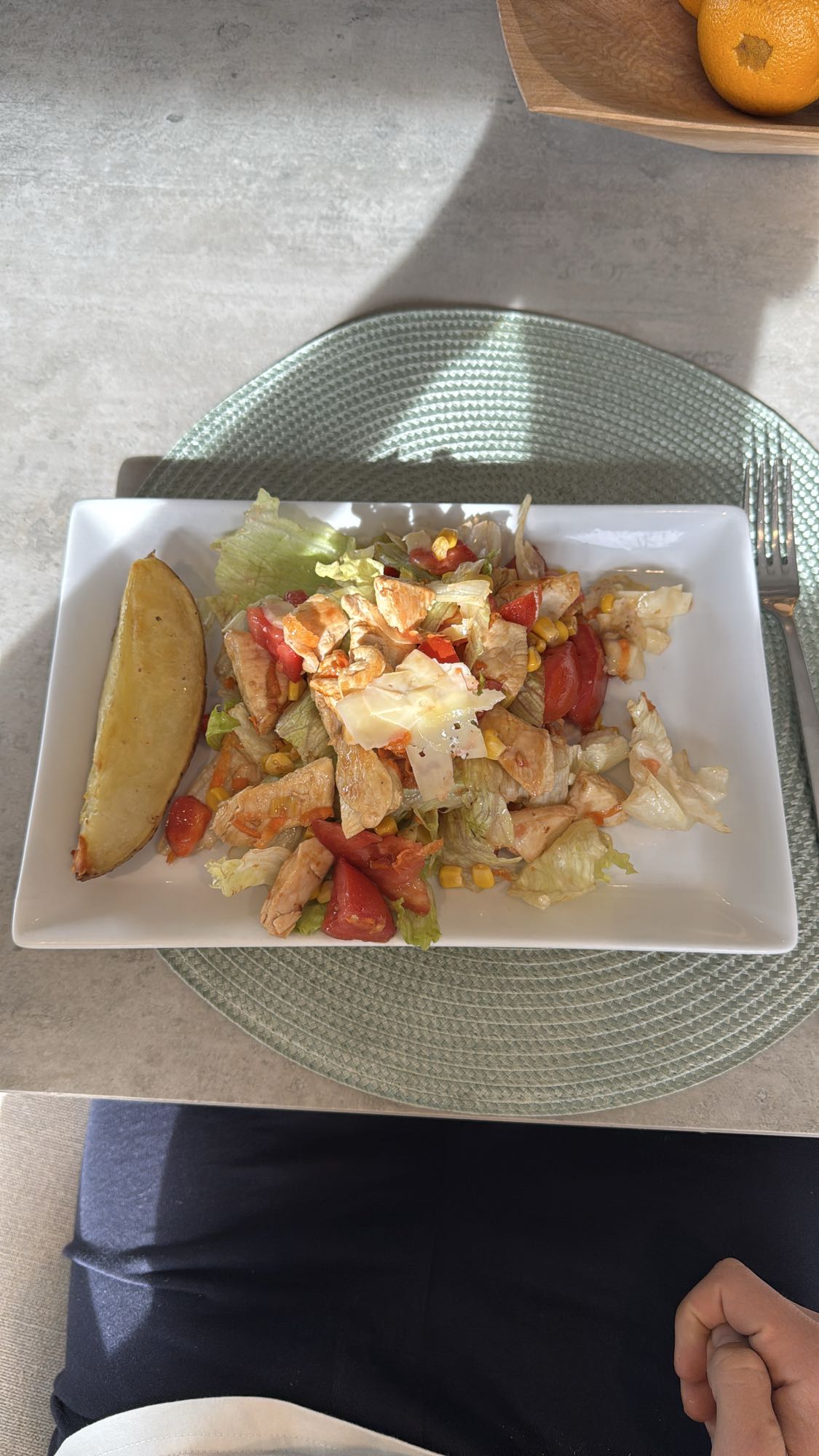 ensalada con pollo