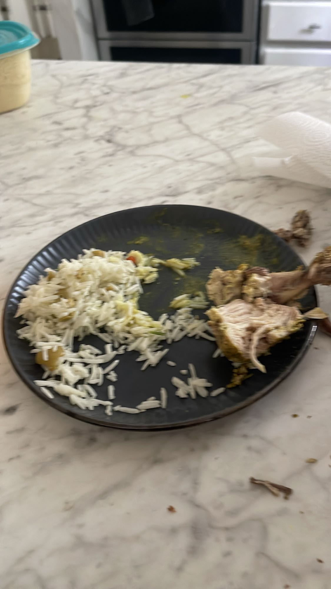 Poulet et riz aux légumes