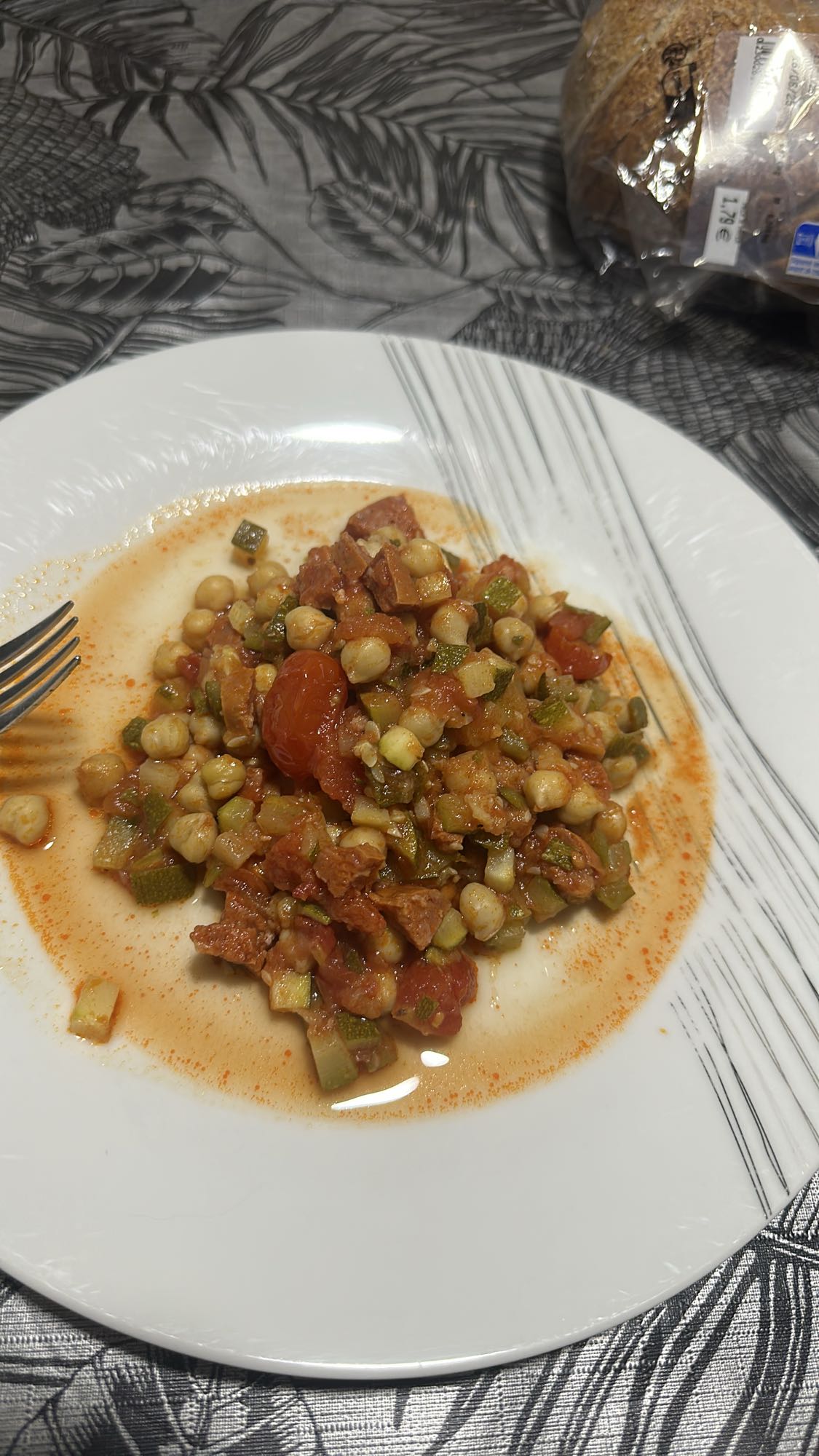 Ragoût pois chorizo