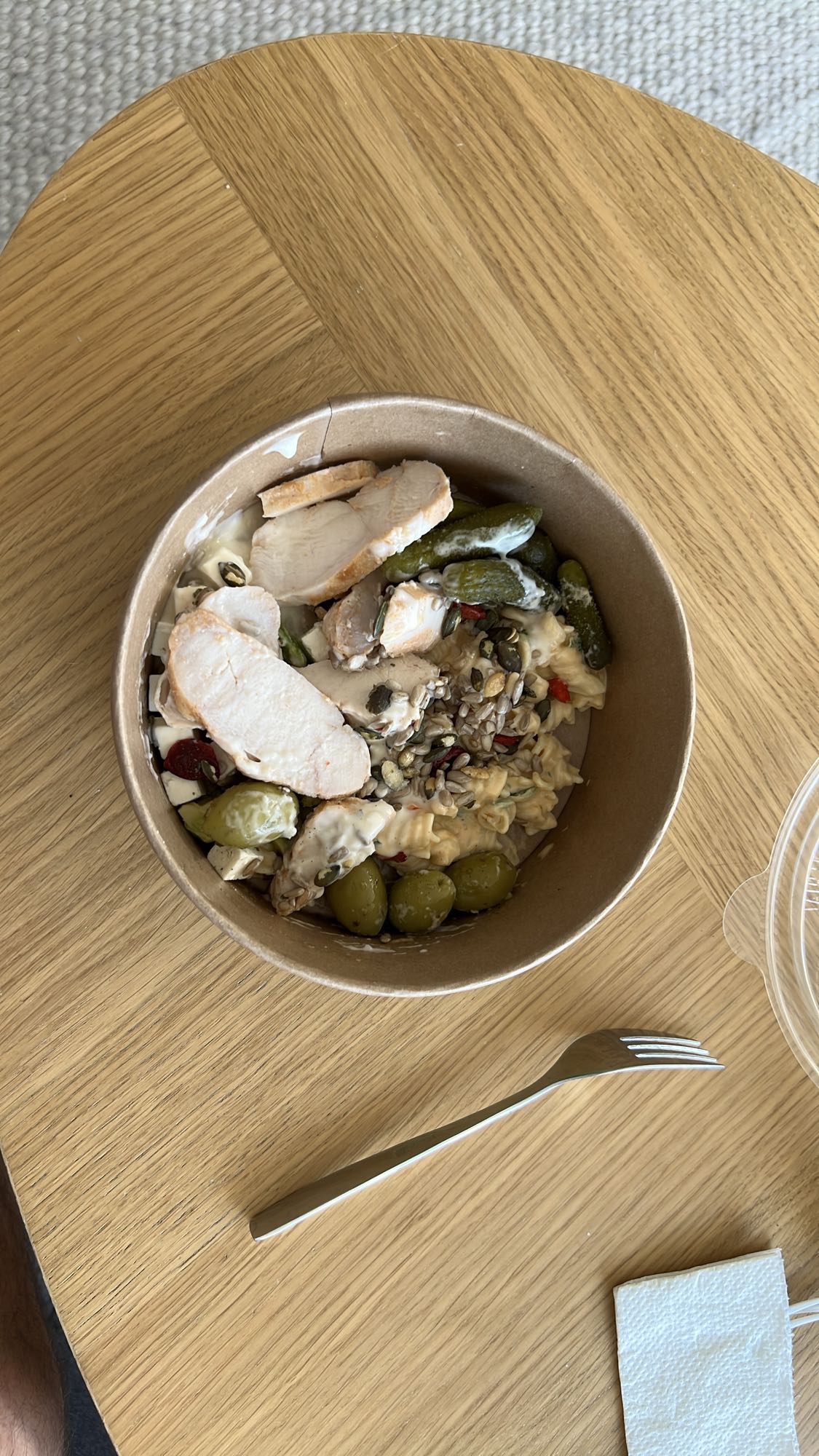 Kycklingsallad med pasta