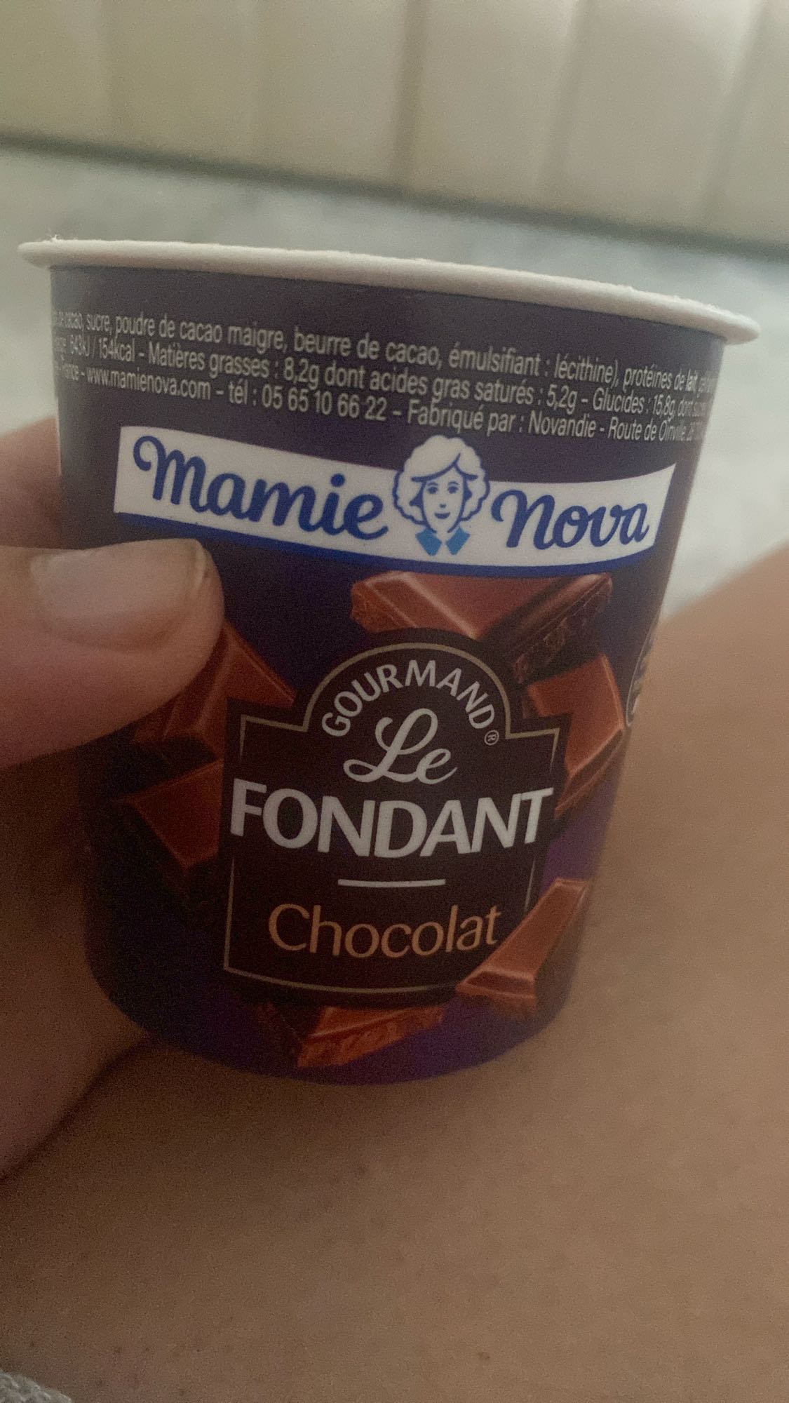 Fondant chocolat Mamie Nova