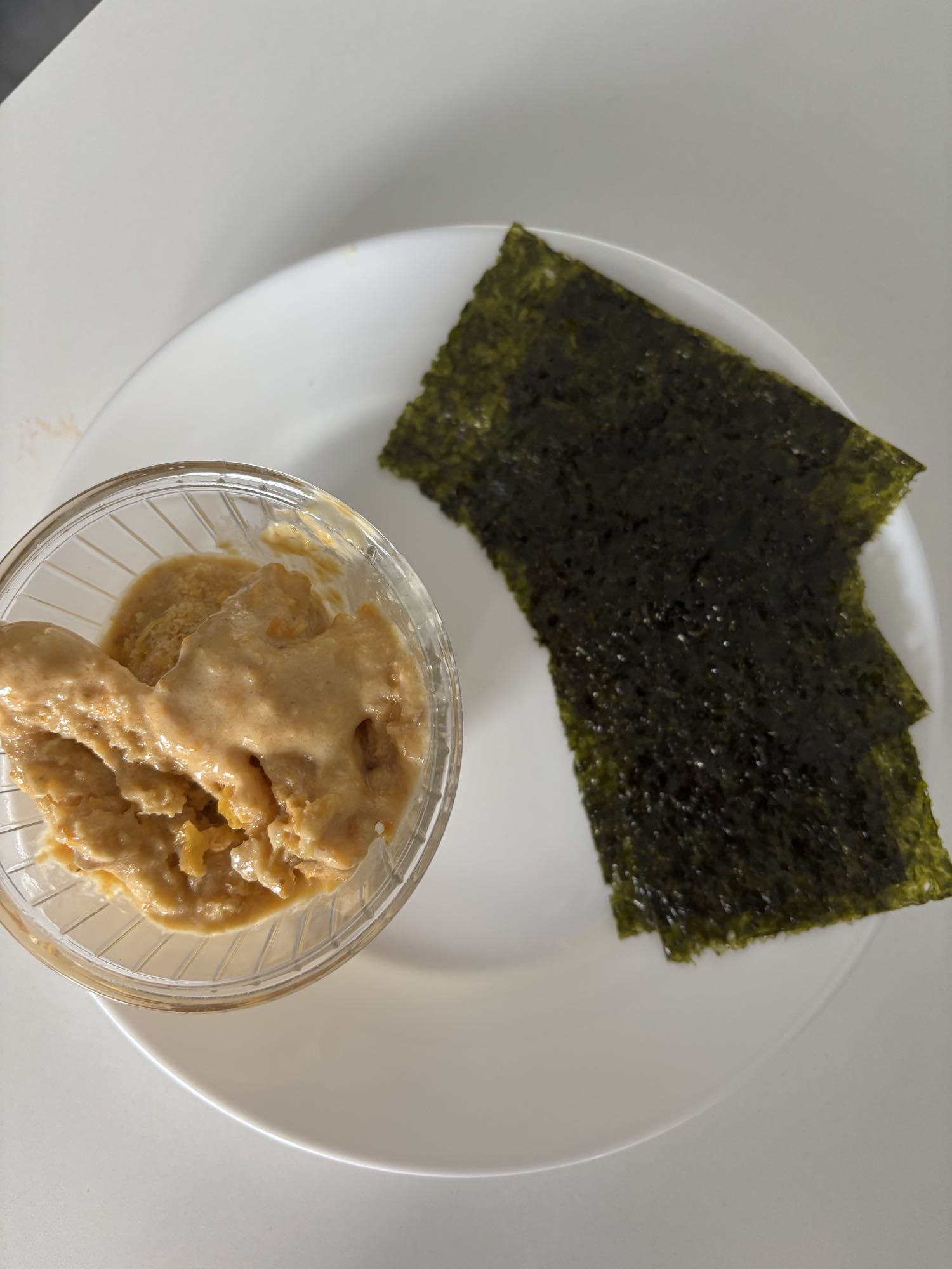 fruits glacée et algues