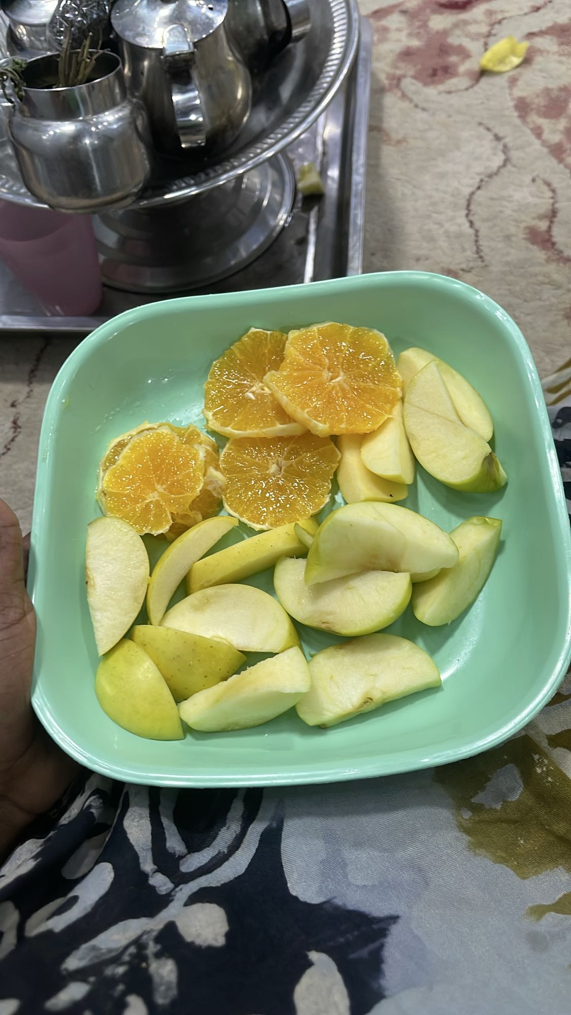 Assiette de fruits frais