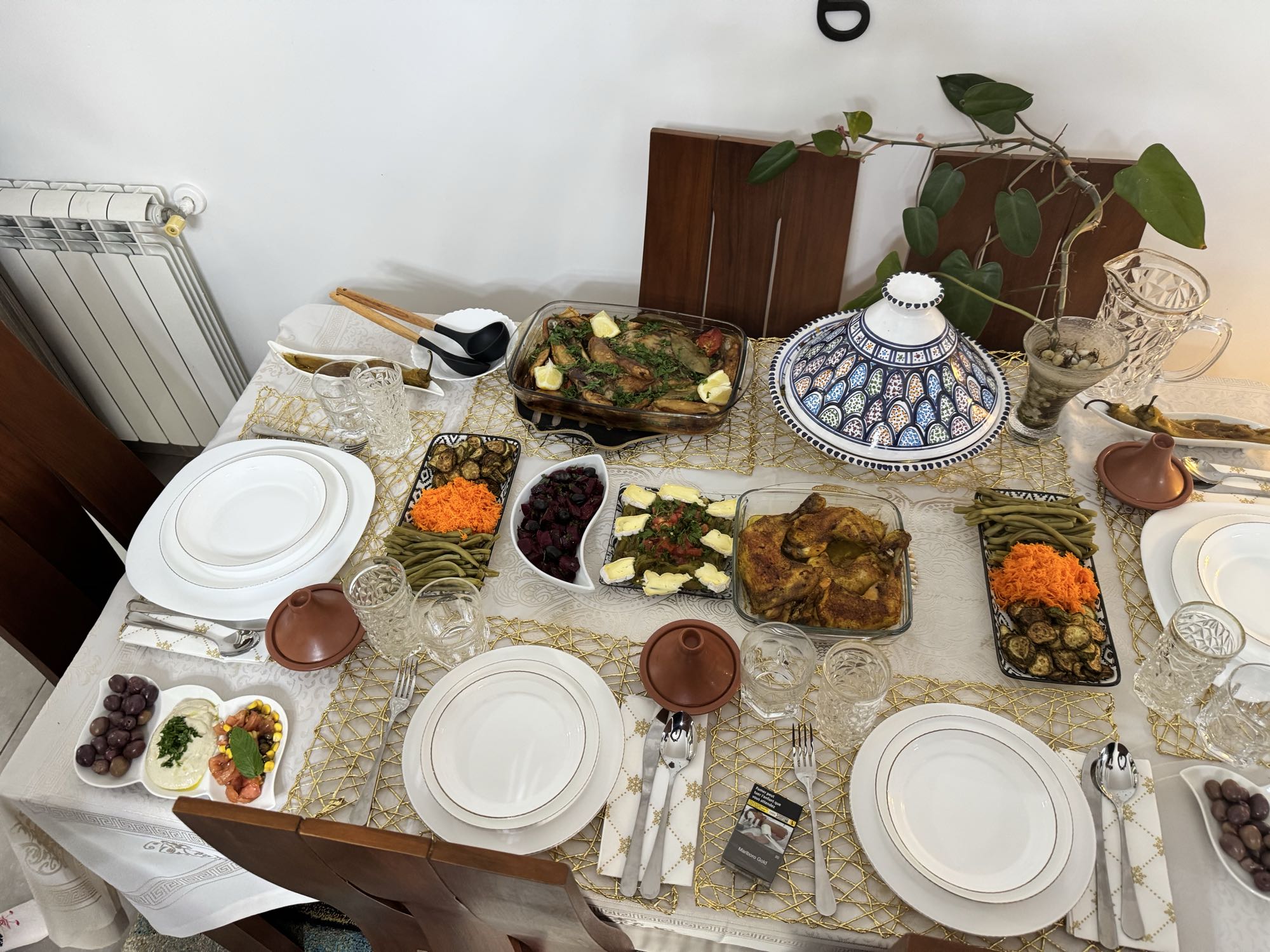 Dîner marocain familial