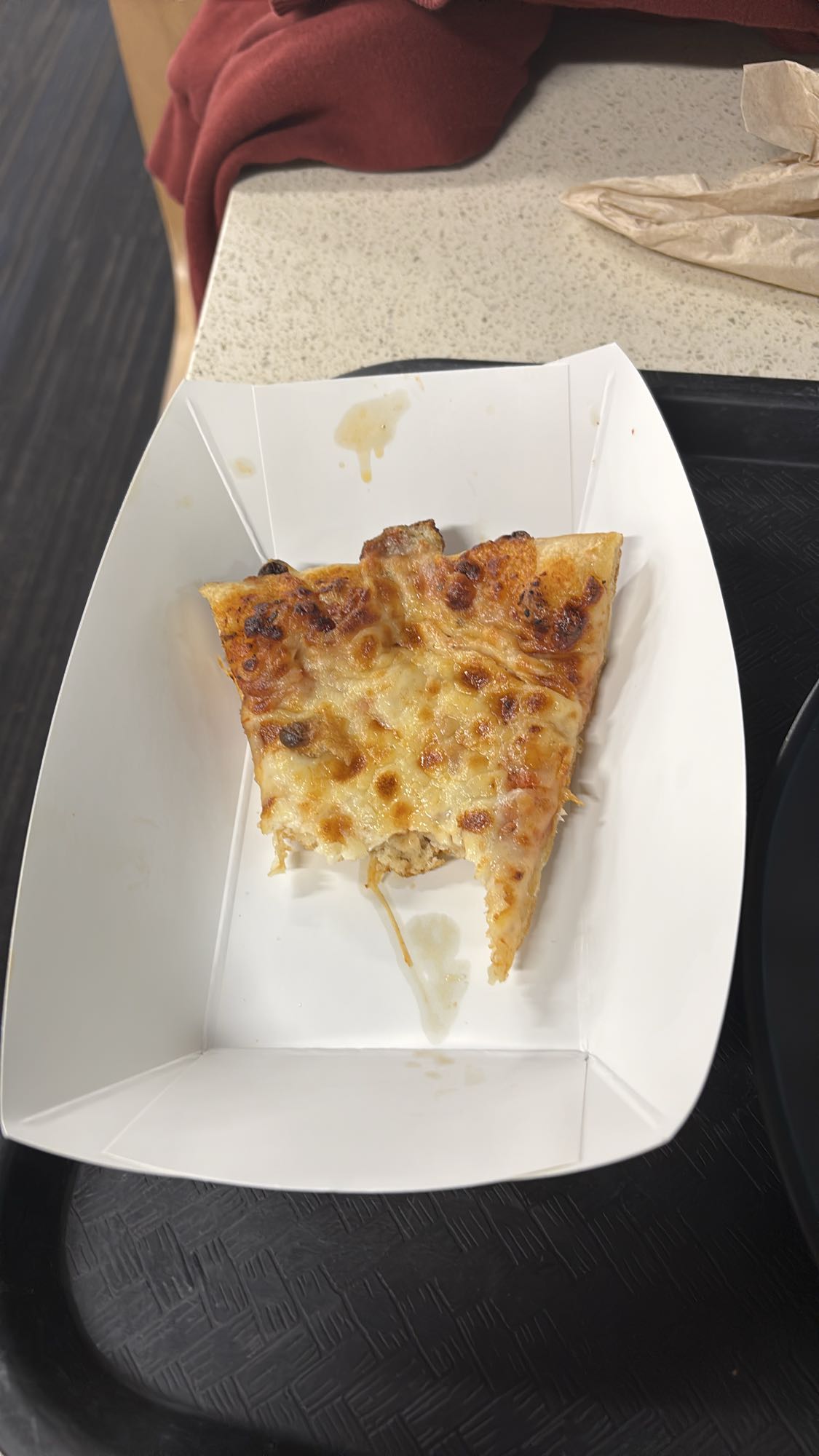 rebanada de pizza de queso