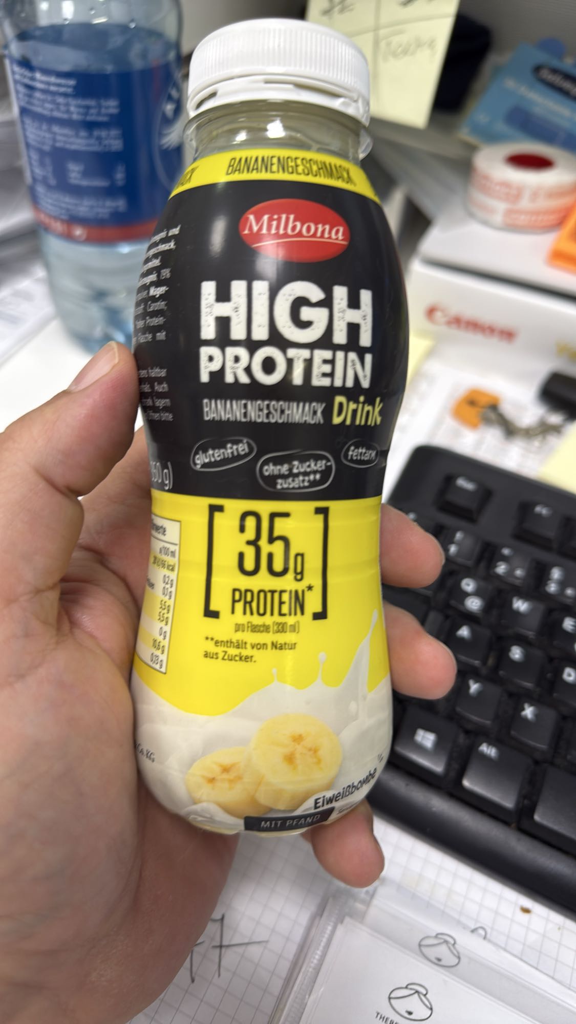 Bananen Protein Drink