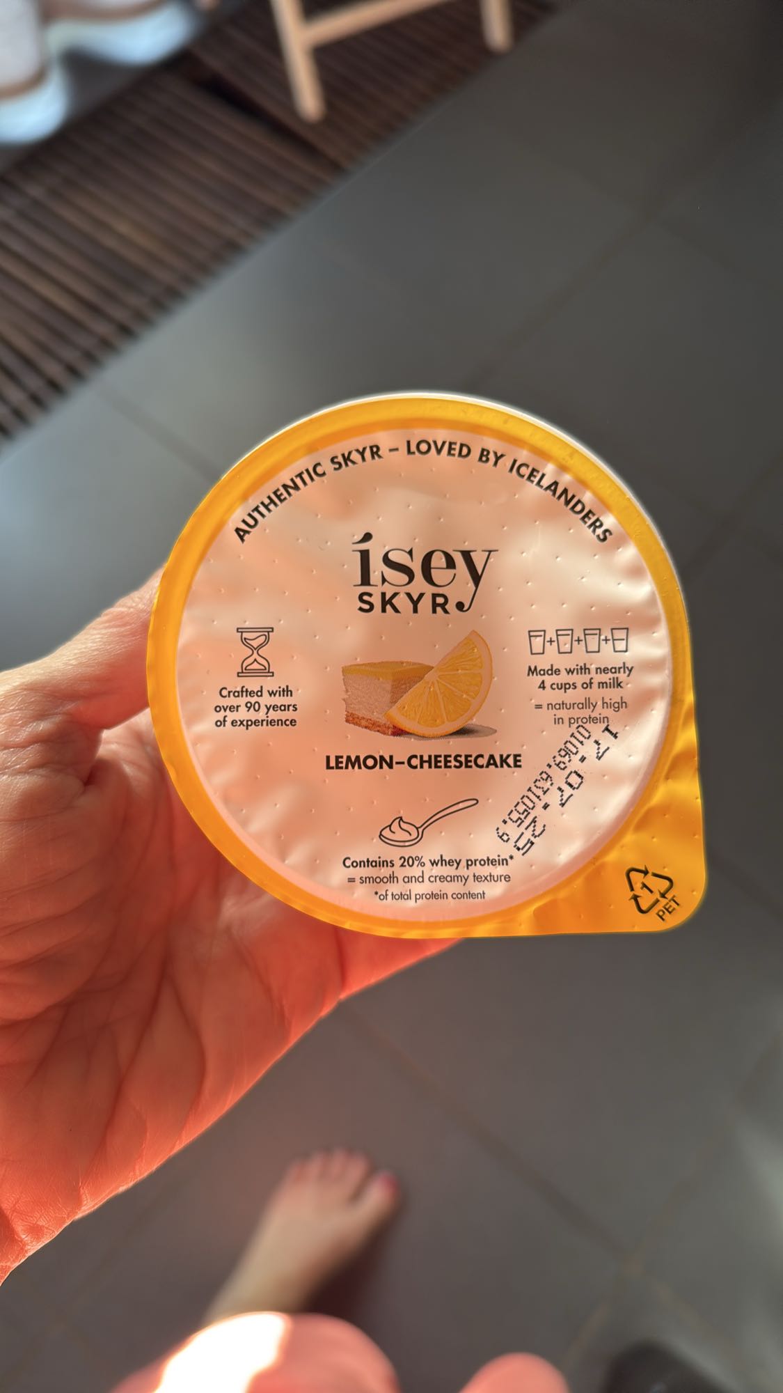 Skyr citroen cheesecake