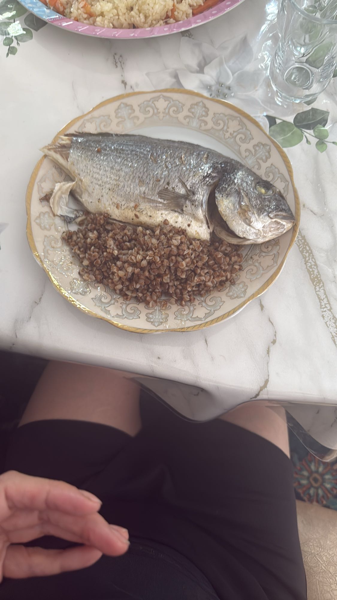 рыба с гречкой