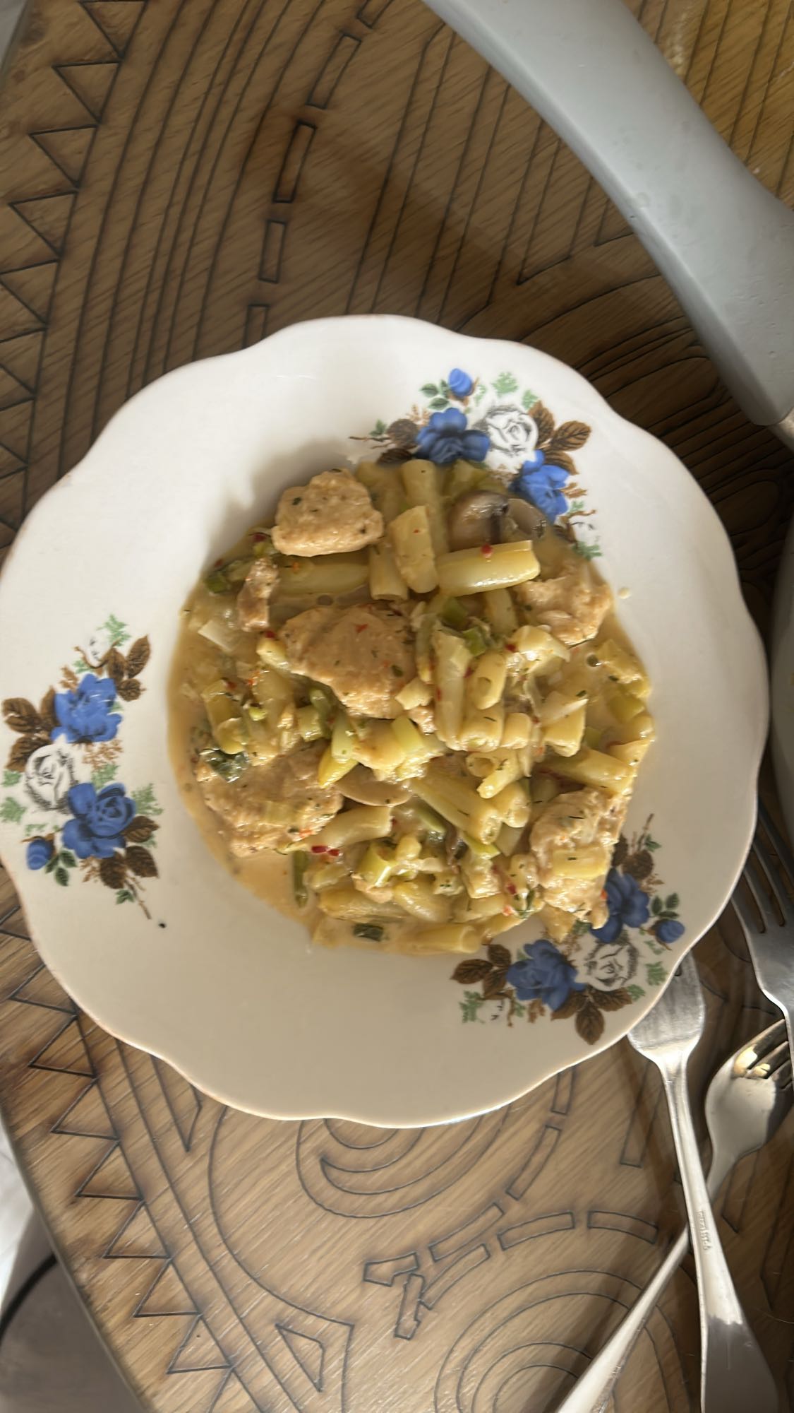 Fasole galbenă cu pui