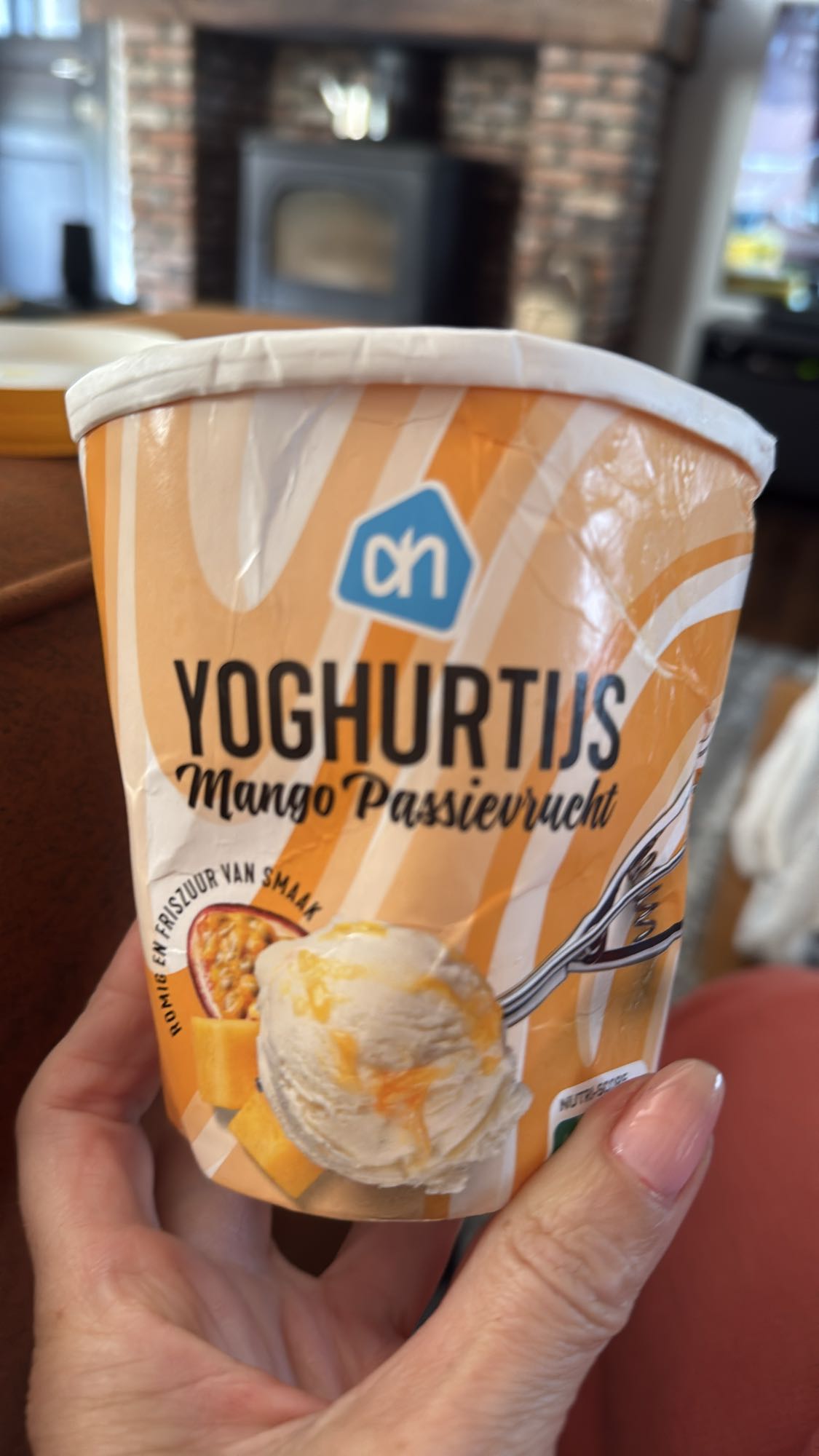 Yoghurtijs mango passievrucht