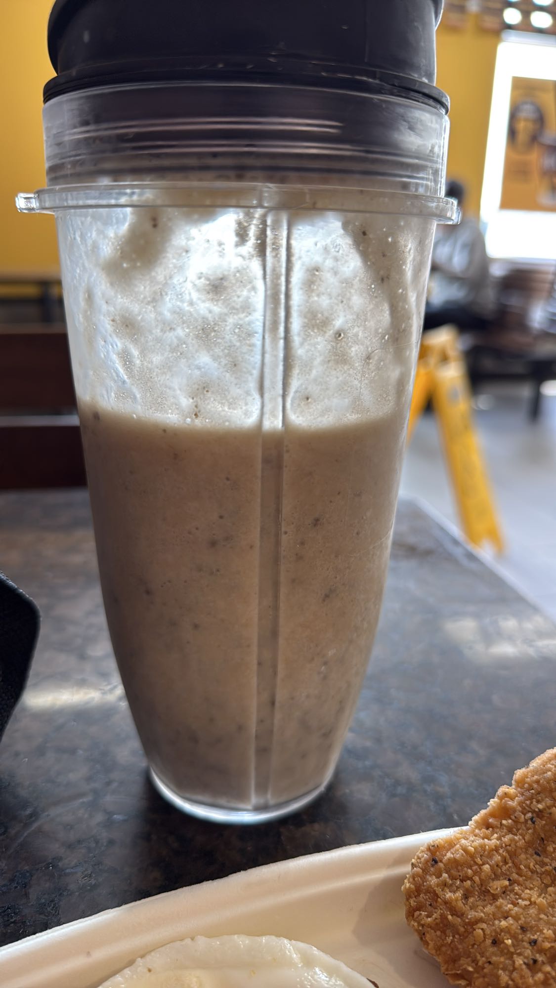 Smoothie banane protéiné