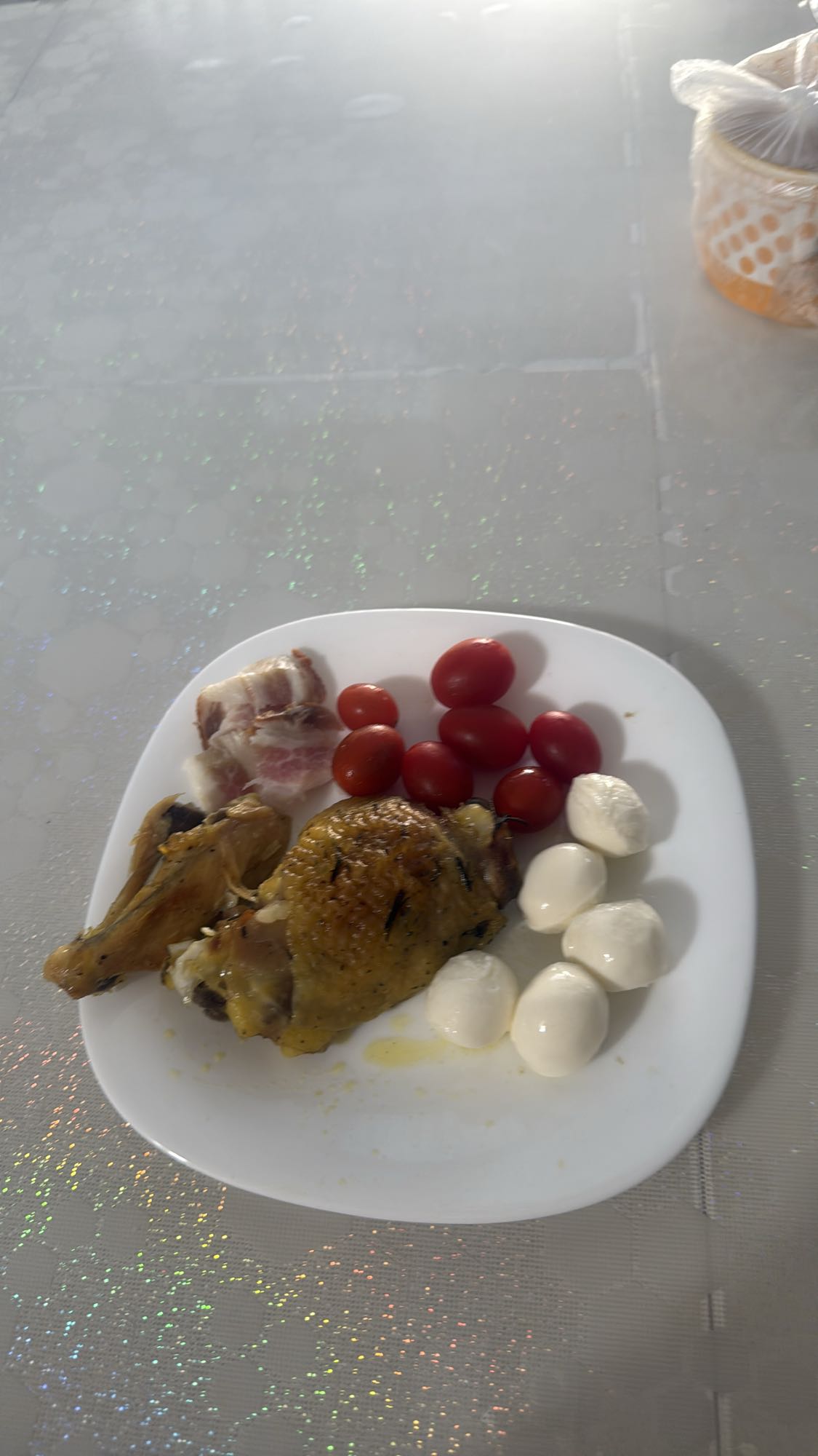 Platou rustic cu pui