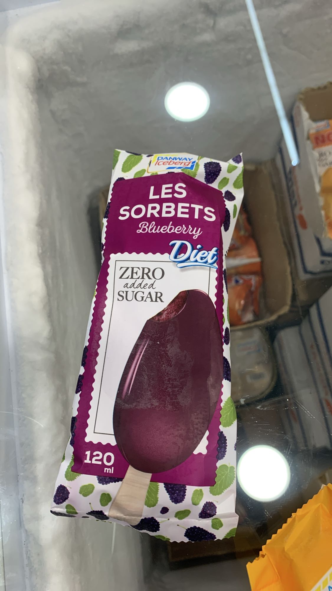 Blueberry Sorbet Bar