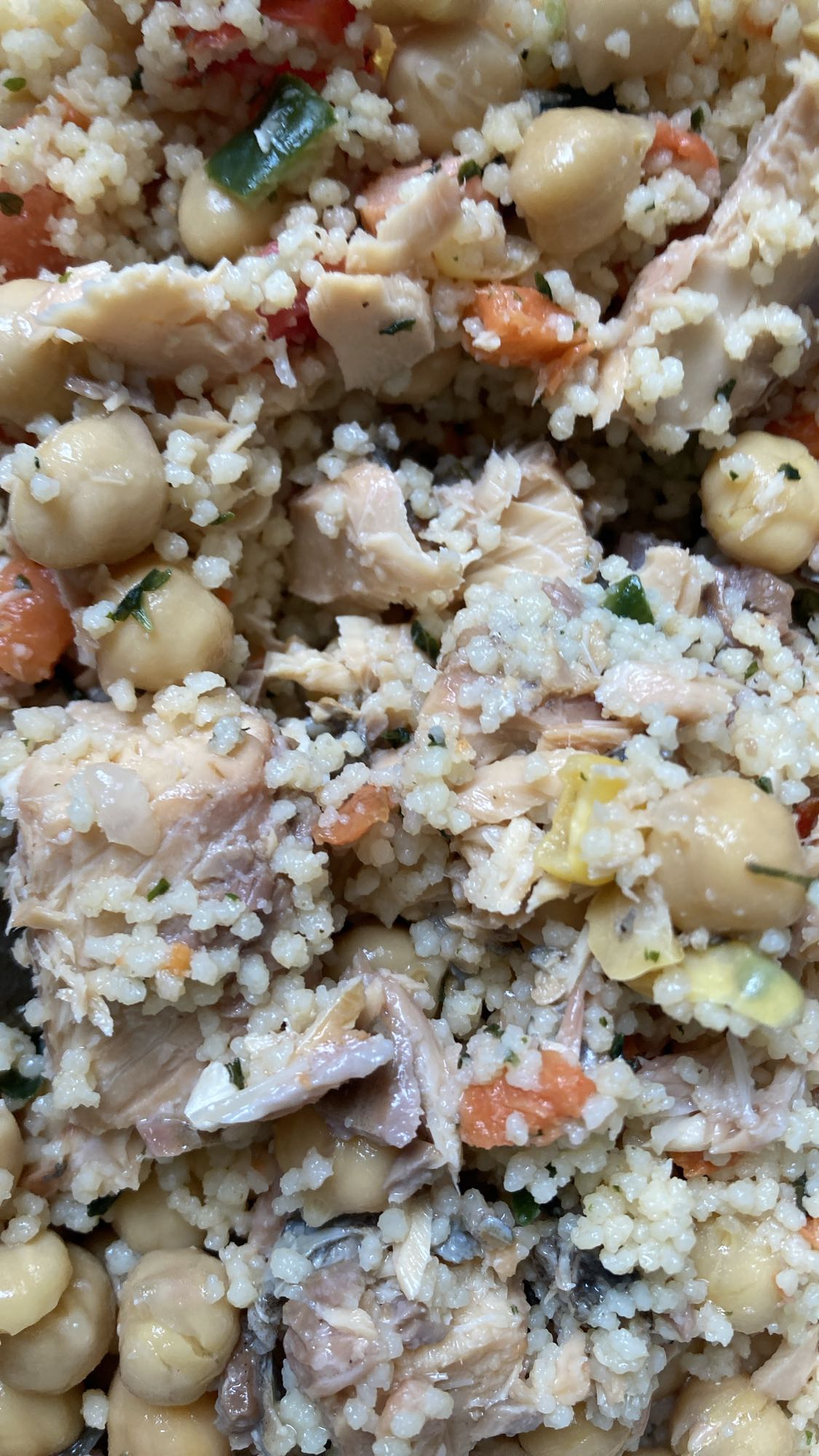 Couscous met zalm