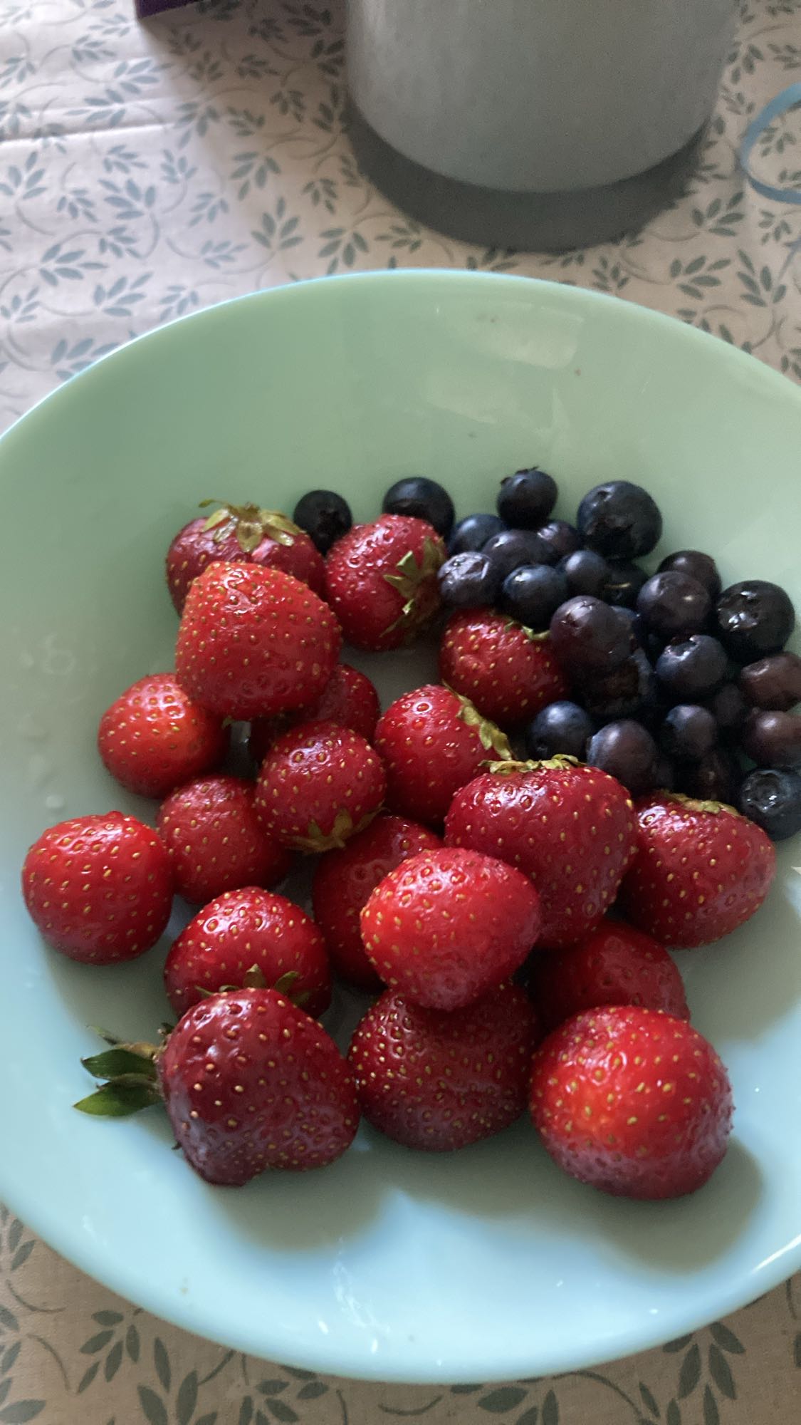 Strawberries and Blueberries