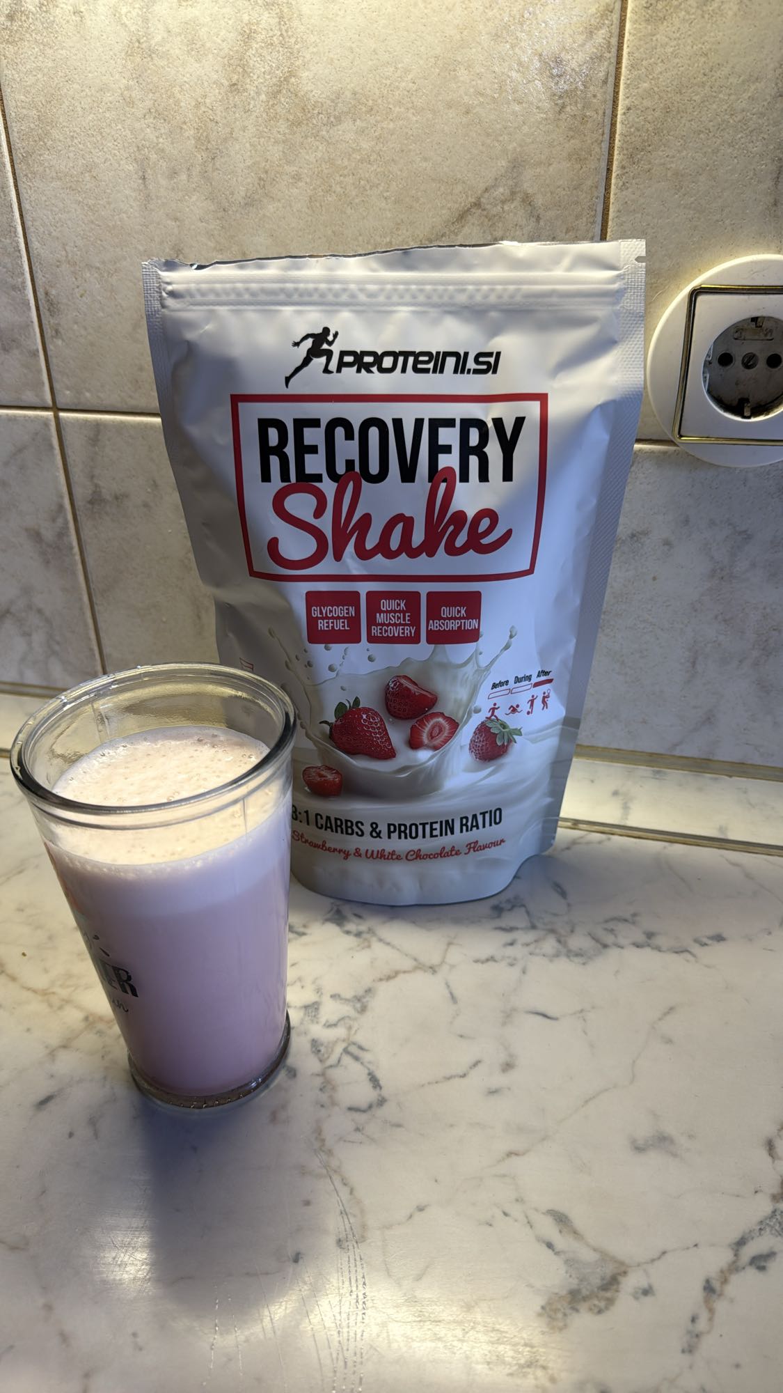 Strawberry Recovery Shake