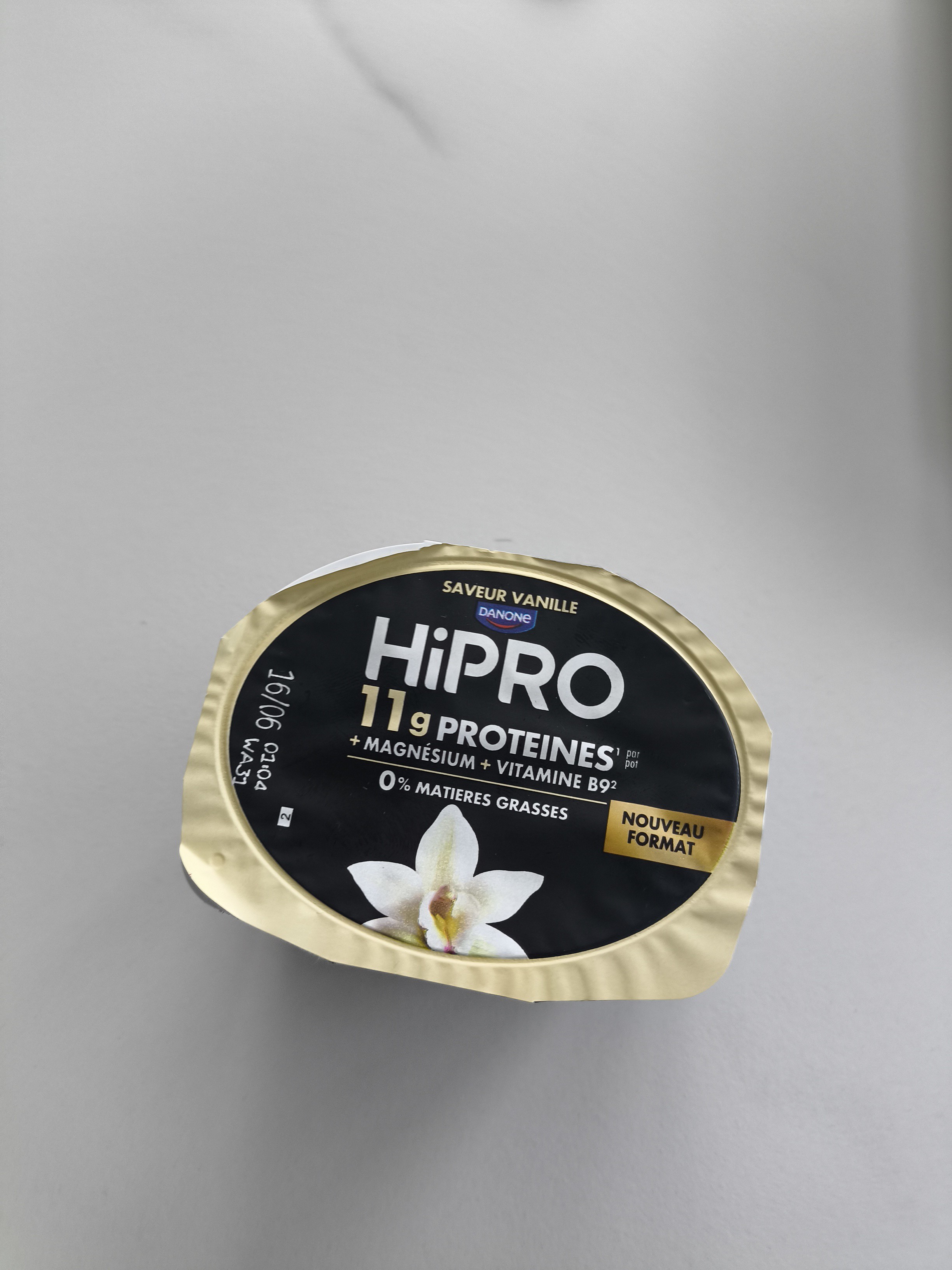 Yaourt vanille HiPRO