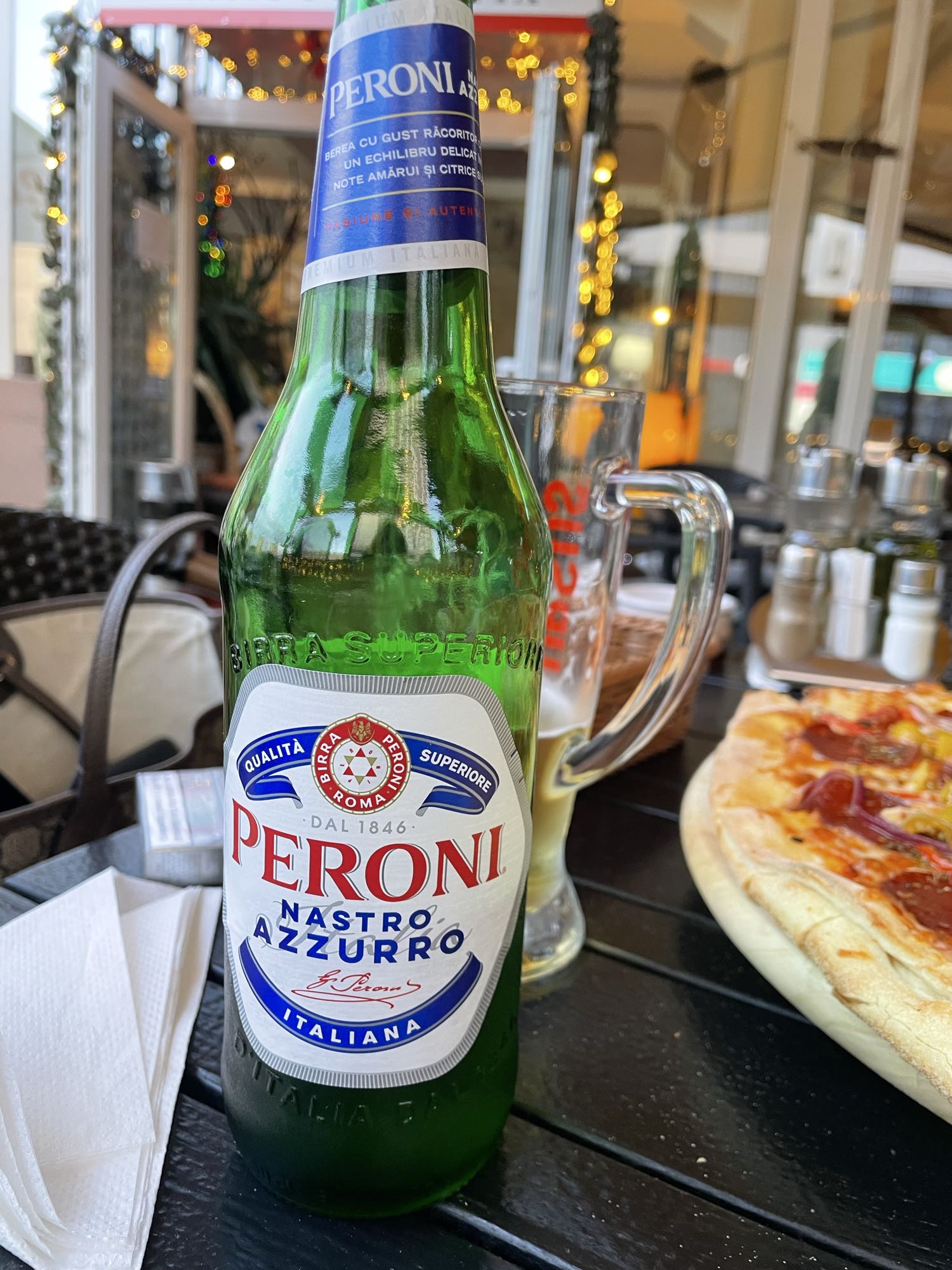 Pizza cu bere Peroni