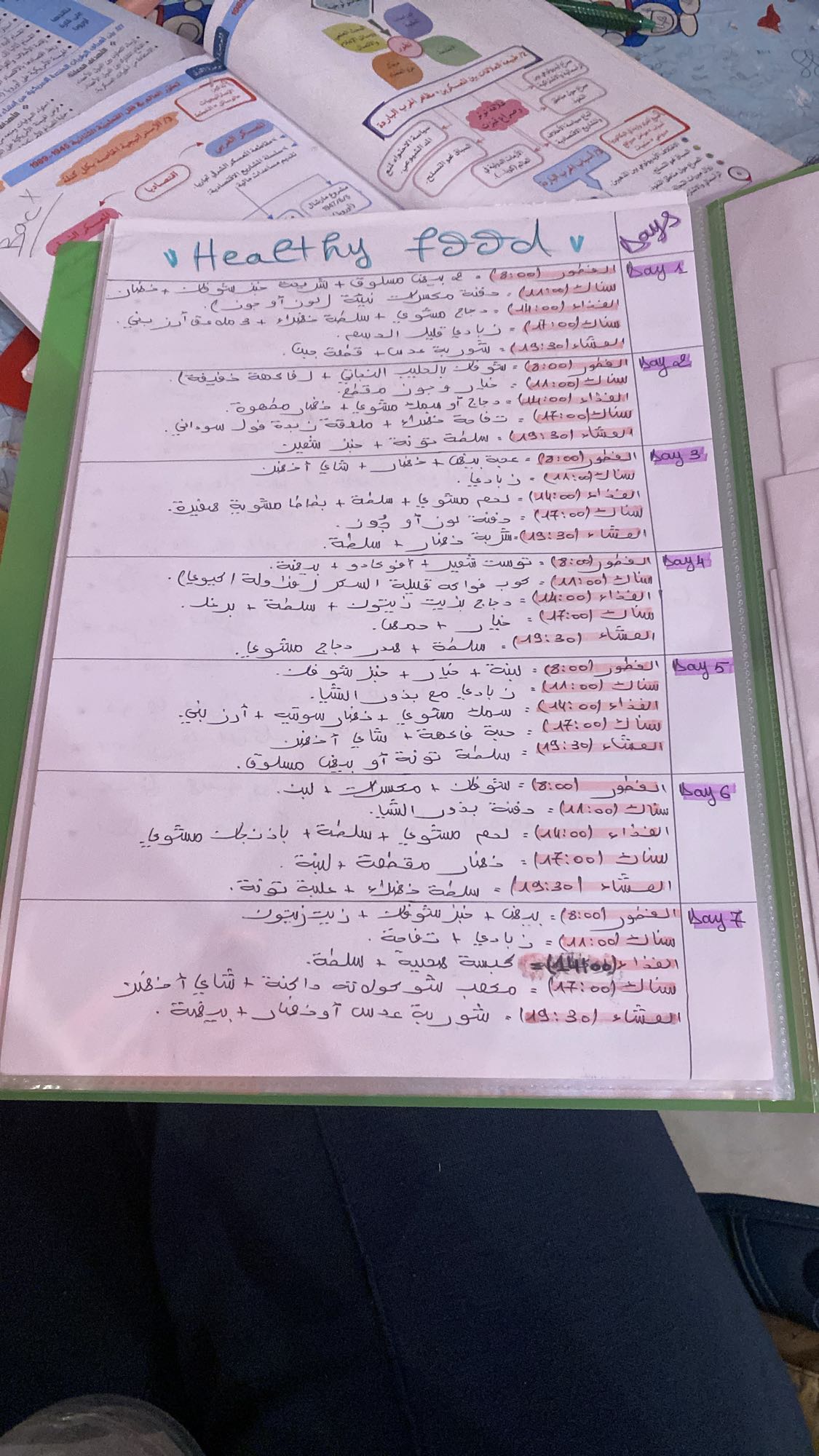 Poulet grillé et salade