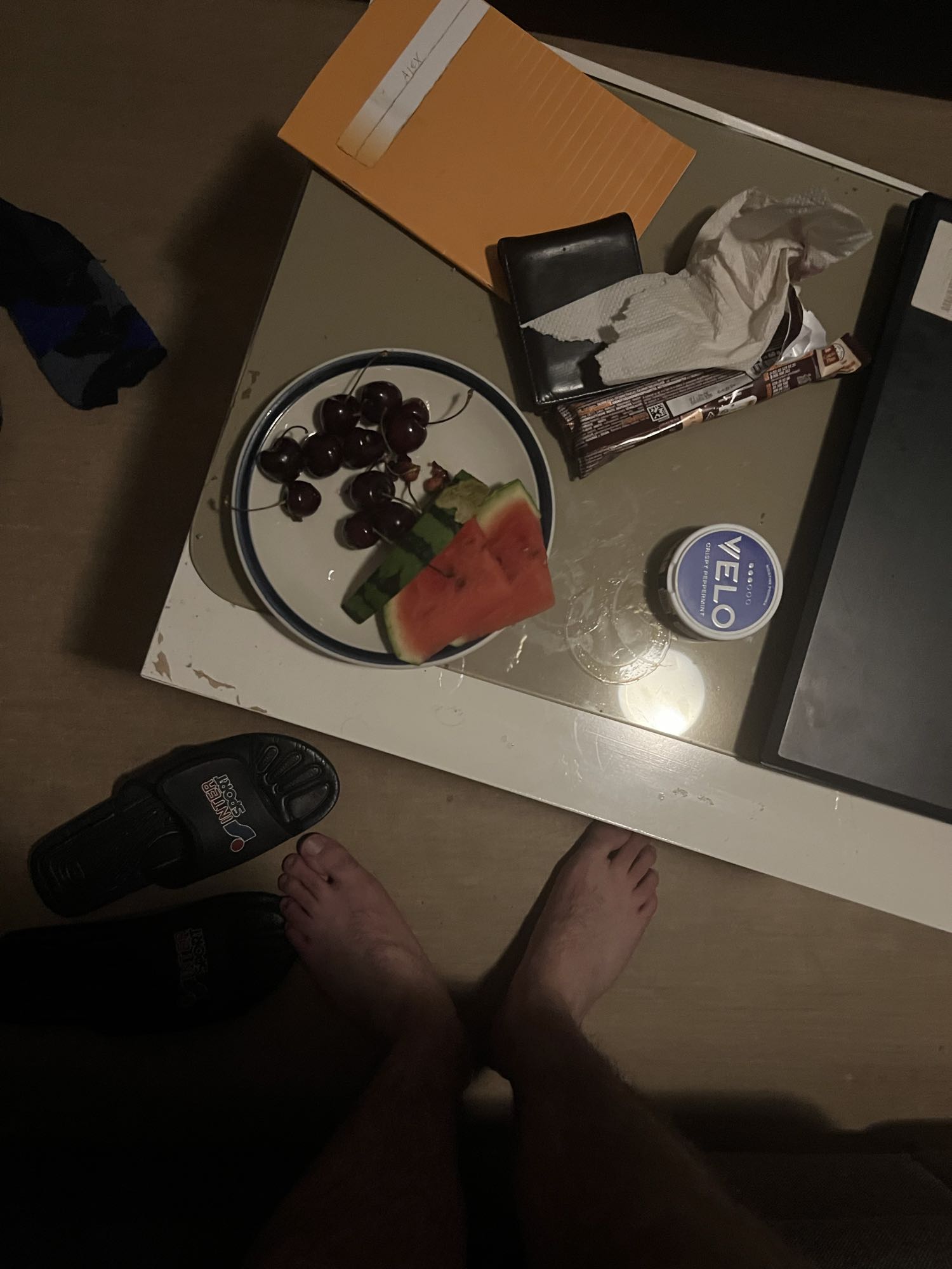 Vattenmelon och körsbär