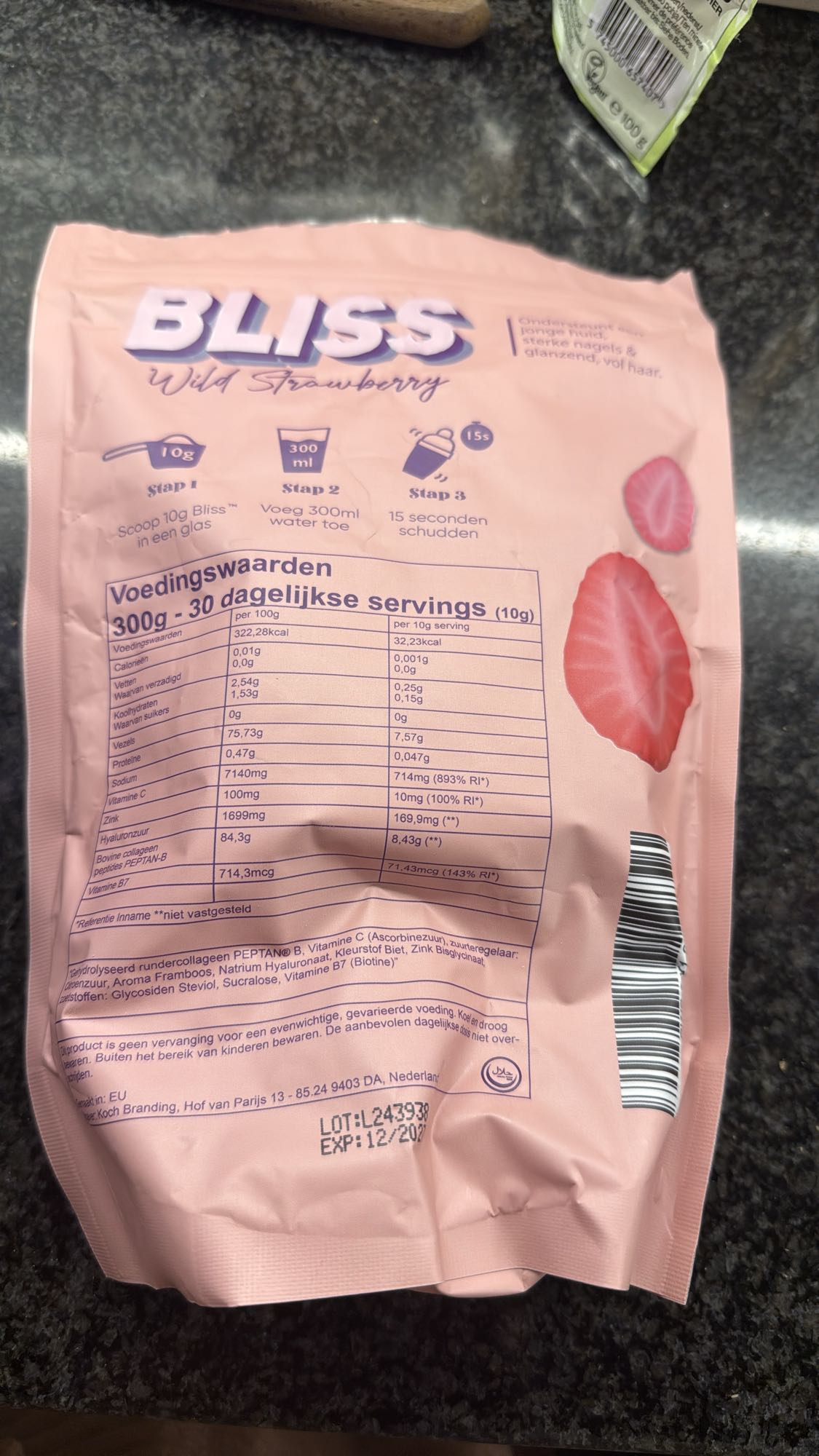 Bliss Wilde Aardbei Collageen