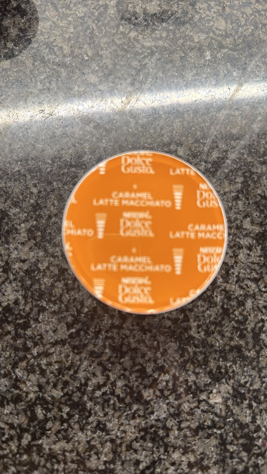 Caramel latte macchiato