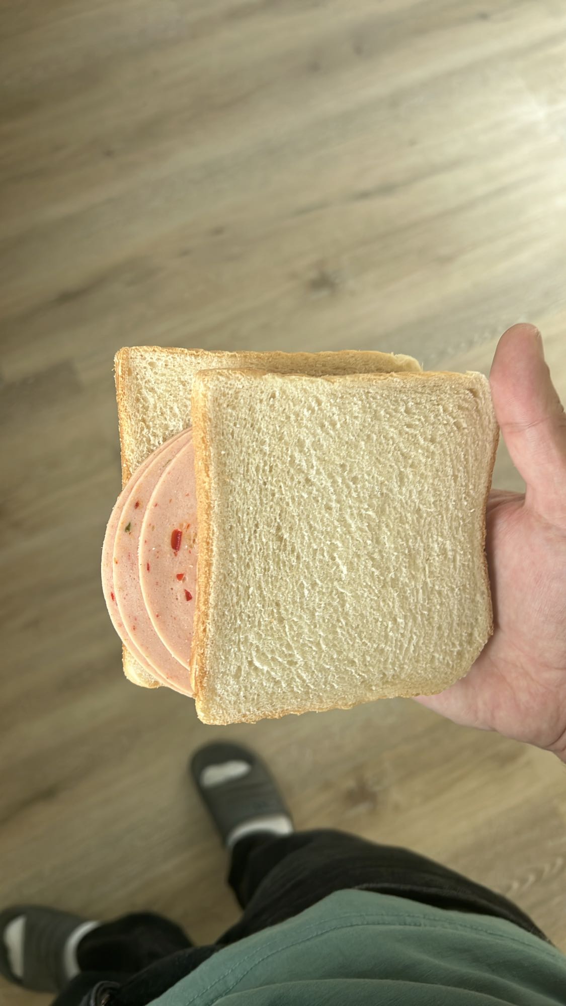 Sandwich mit Wurst